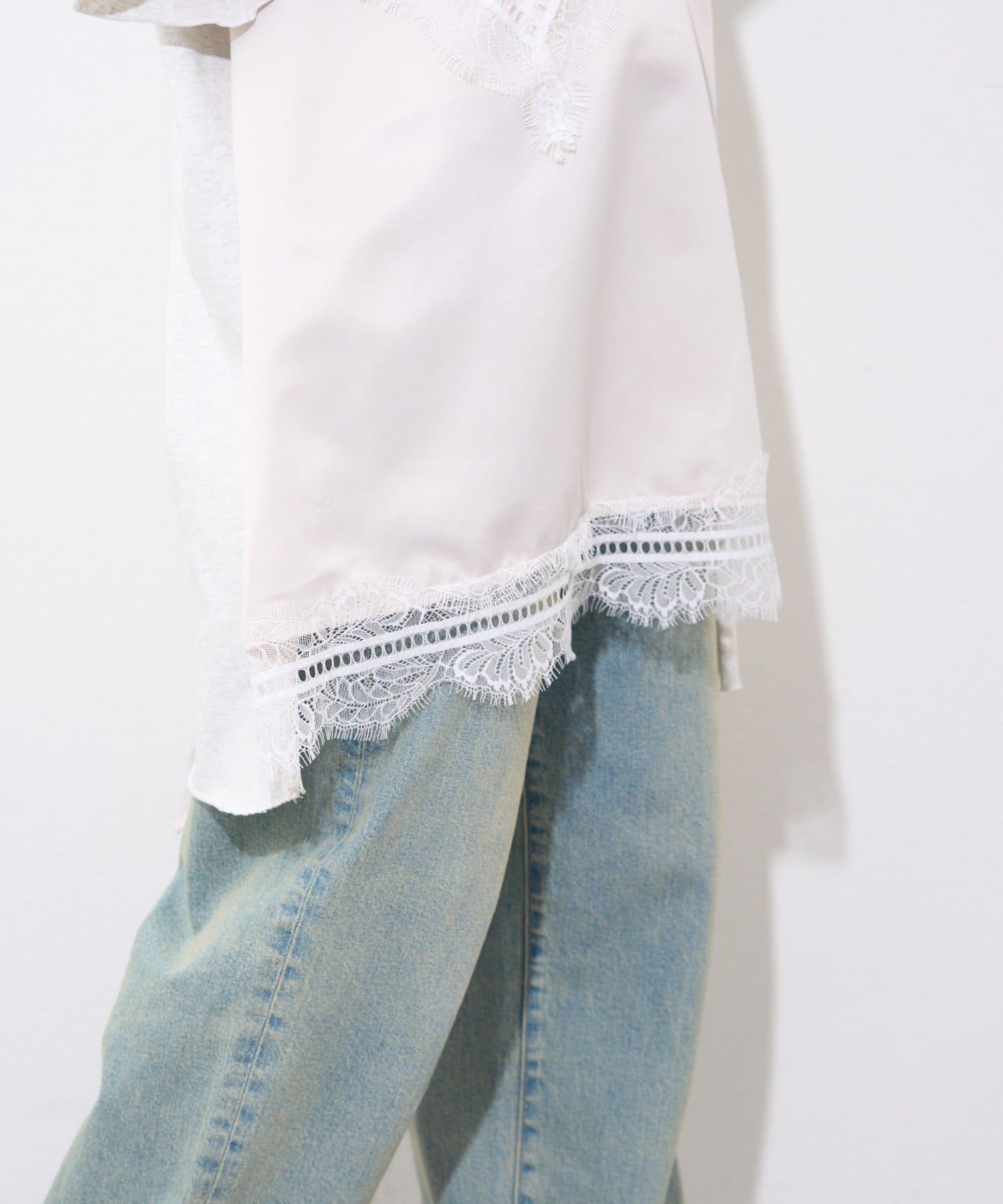 CIAOPANIC TYPY(チャオパニックティピー) 【etsinta】サテンキャミリメイクチュニックtee