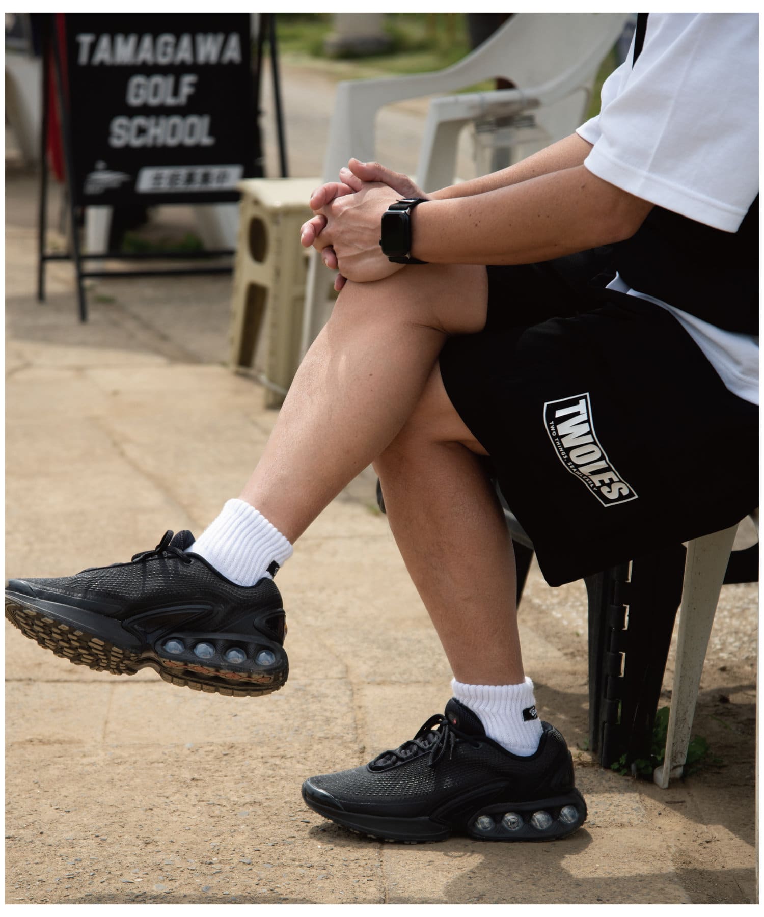 OUTLET(アウトレット) 【twoles】ナイロンカーゴショートパンツ