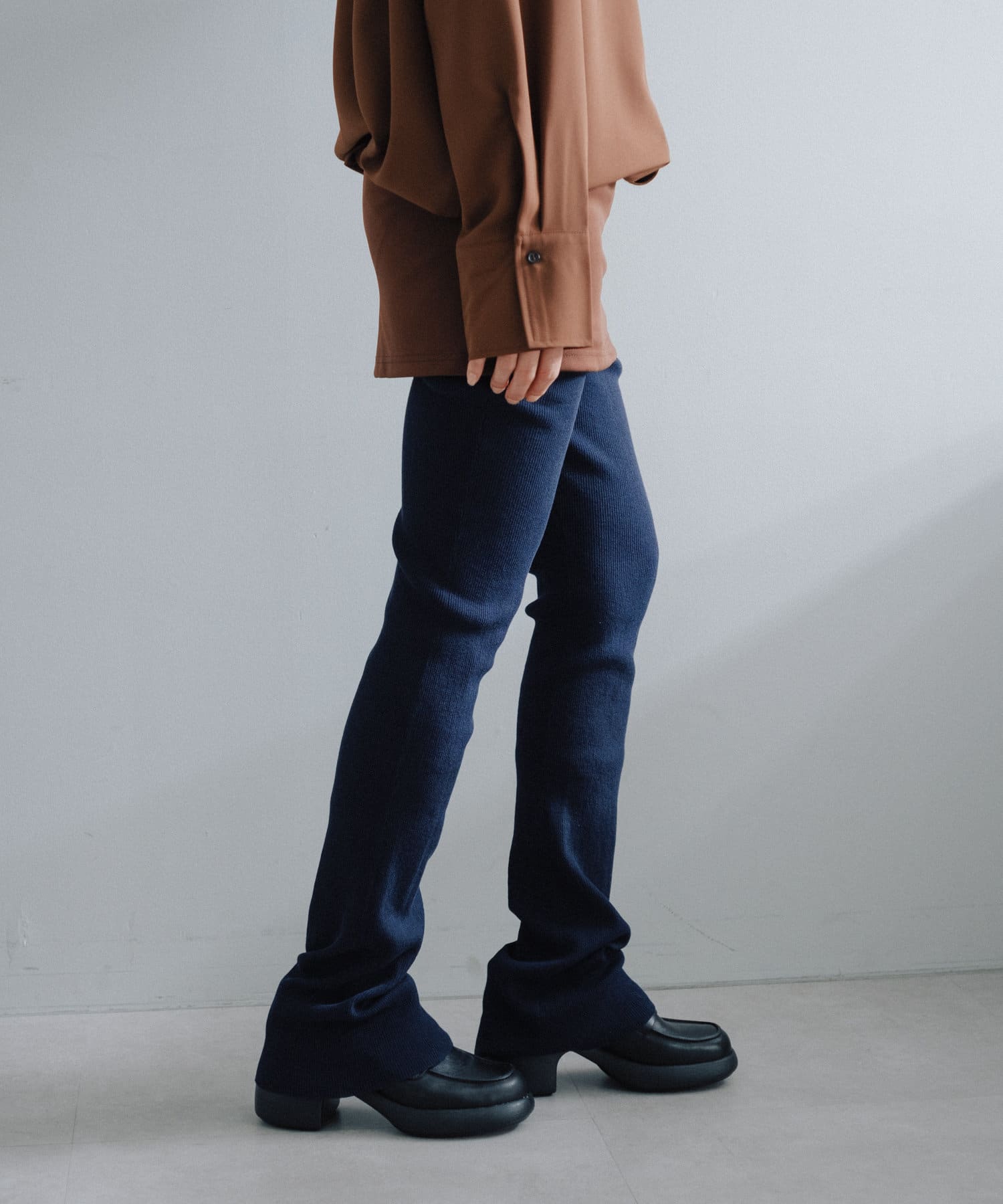 OUTLET(アウトレット) 【Pasterip】Smoothly summer knit leggings