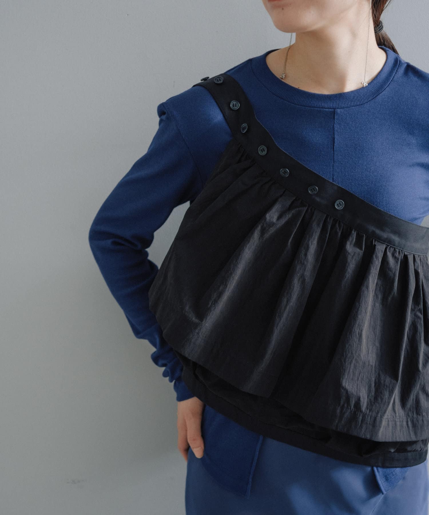 OUTLET(アウトレット) 【Pasterip】Gather frill pocket belt-S