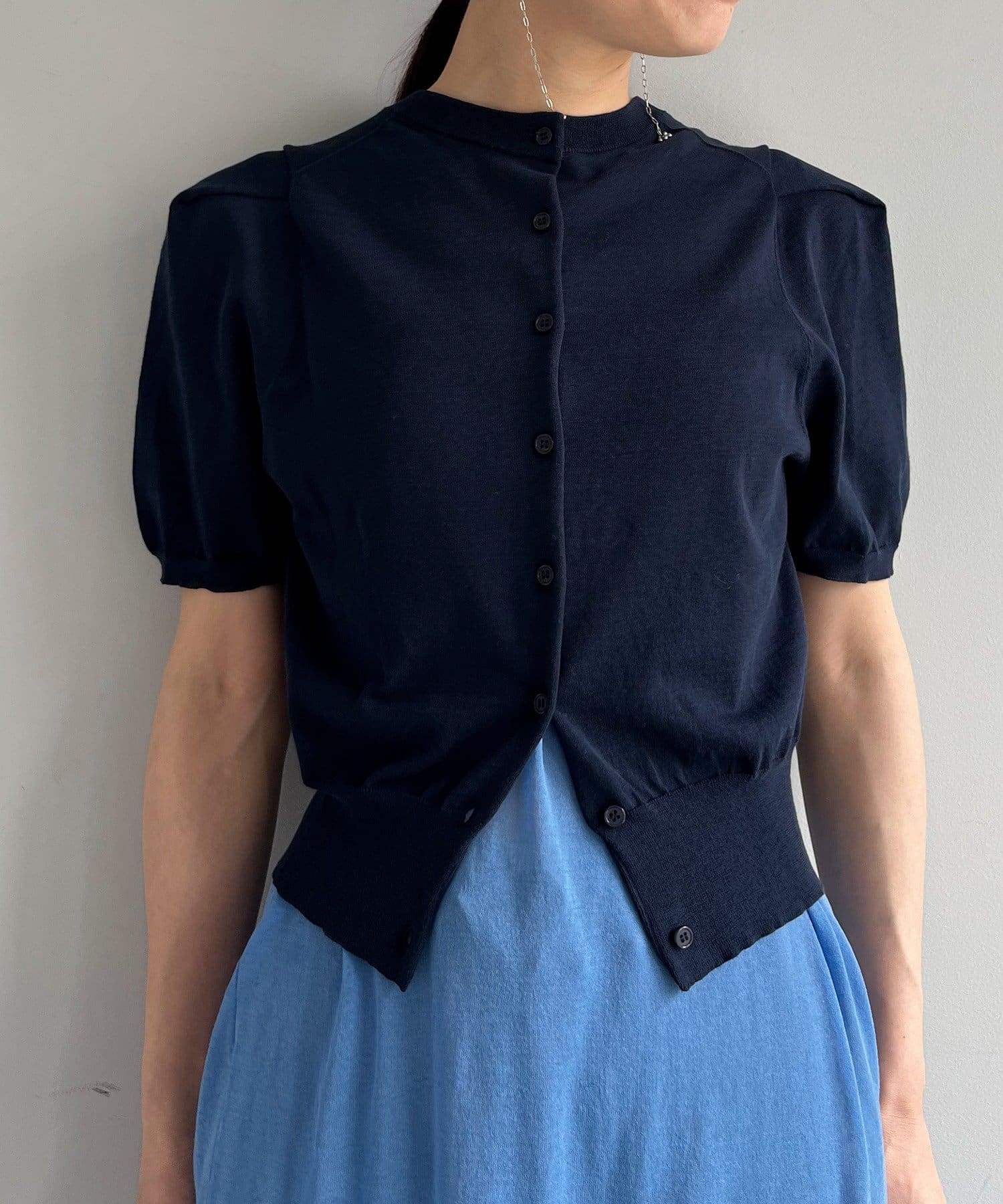 OUTLET(アウトレット) 【Pasterip】Smoothly summer knit Tee