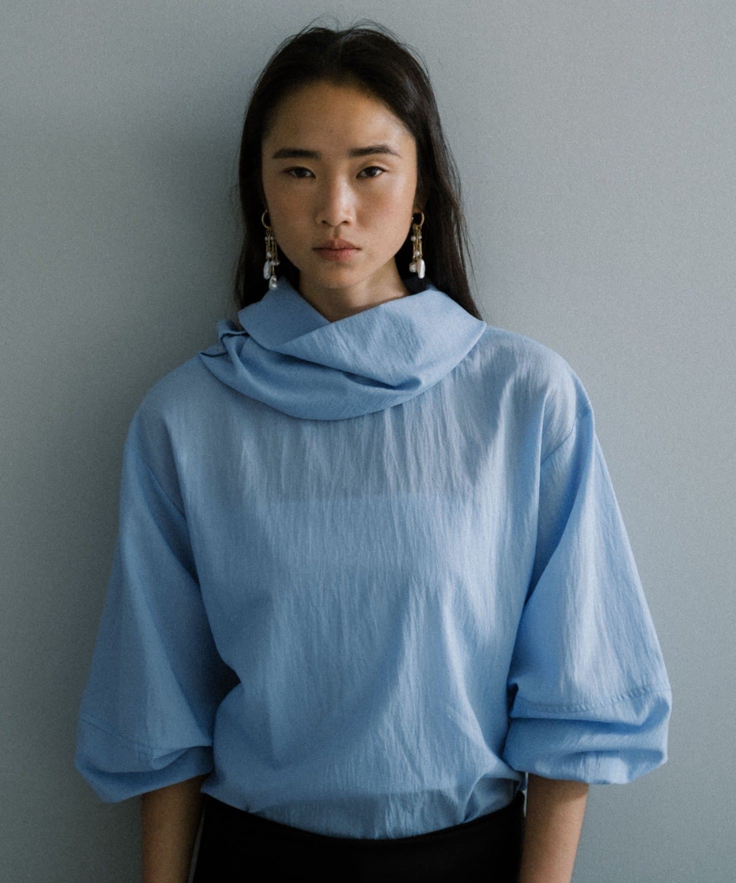 OUTLET(アウトレット) 【Pasterip】Off shoulder design shirt