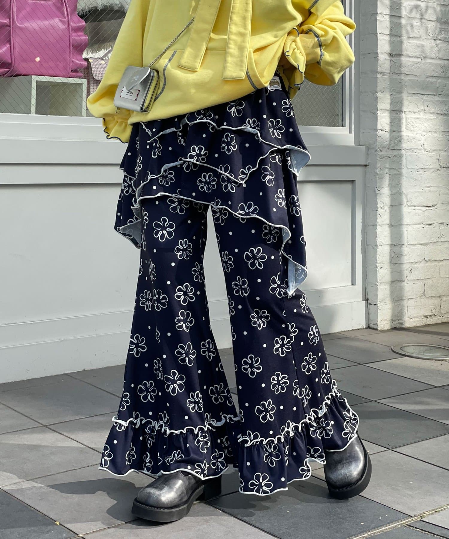 OUTLET(アウトレット) 【Ciaopanic】【kozaru】HSアシメスカートSETフレアパンツ