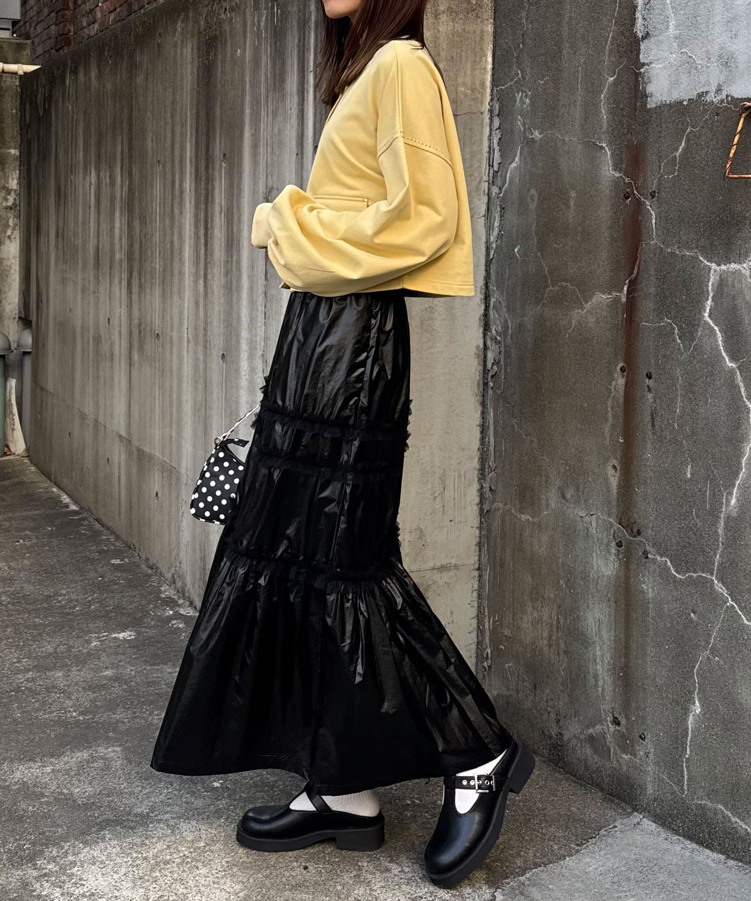 OUTLET(アウトレット) 【Ciaopanic】シャーニーティアードチュールフリルスカート