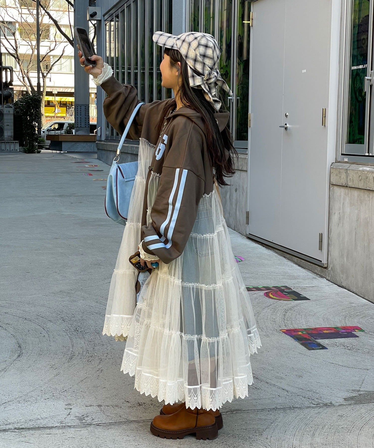 OUTLET(アウトレット) 【Ciaopanic】【yunamaru】HSリメイクパーカーワンピース