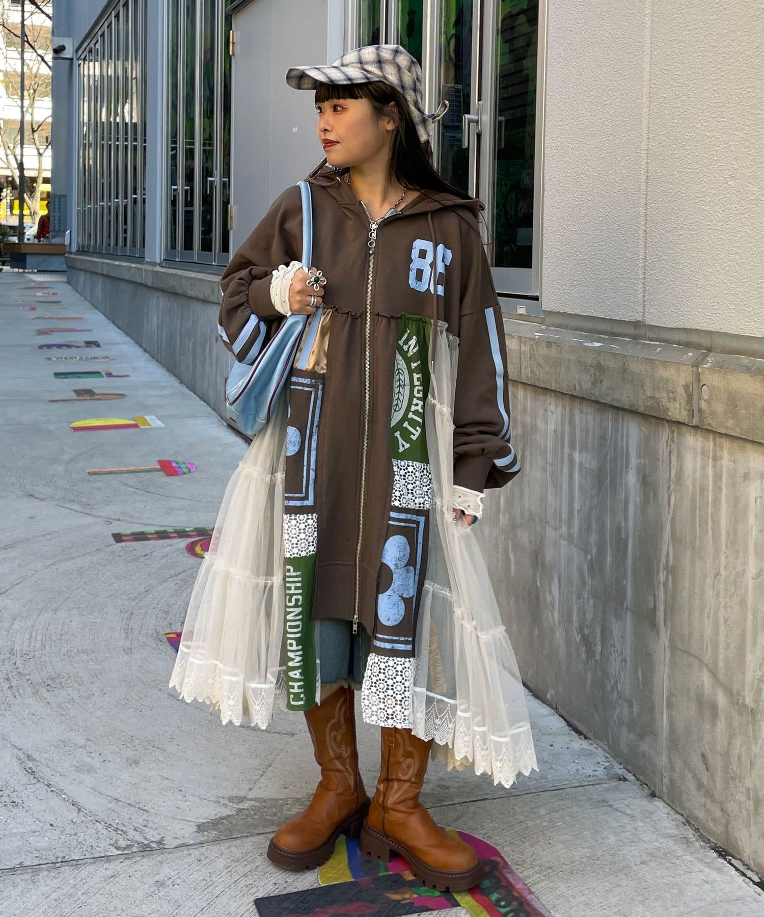 OUTLET(アウトレット) 【Ciaopanic】【yunamaru】HSリメイクパーカーワンピース