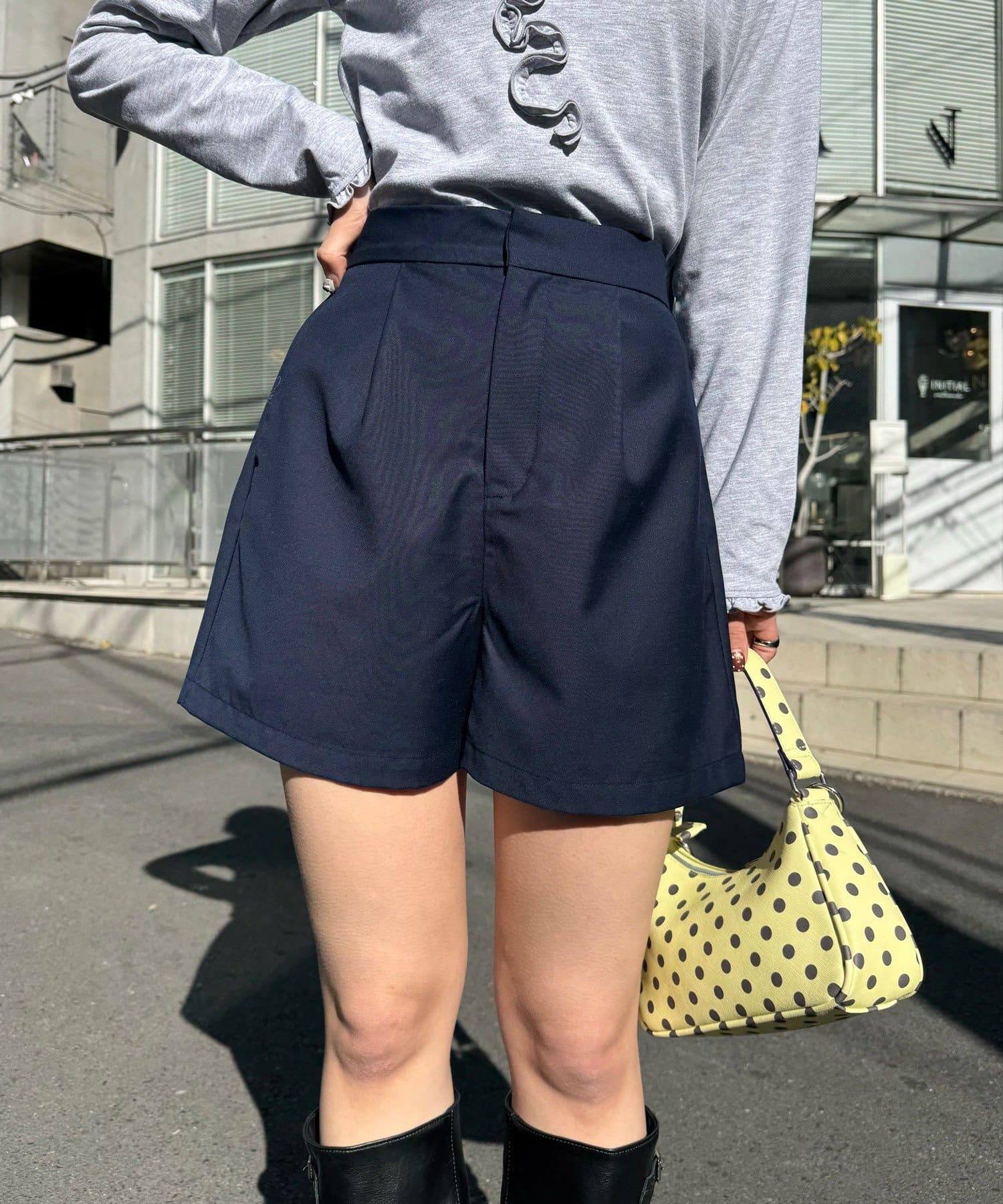 OUTLET(アウトレット) 【Ciaopanic】ハイウエスト美脚ショートパンツ／セットアップ