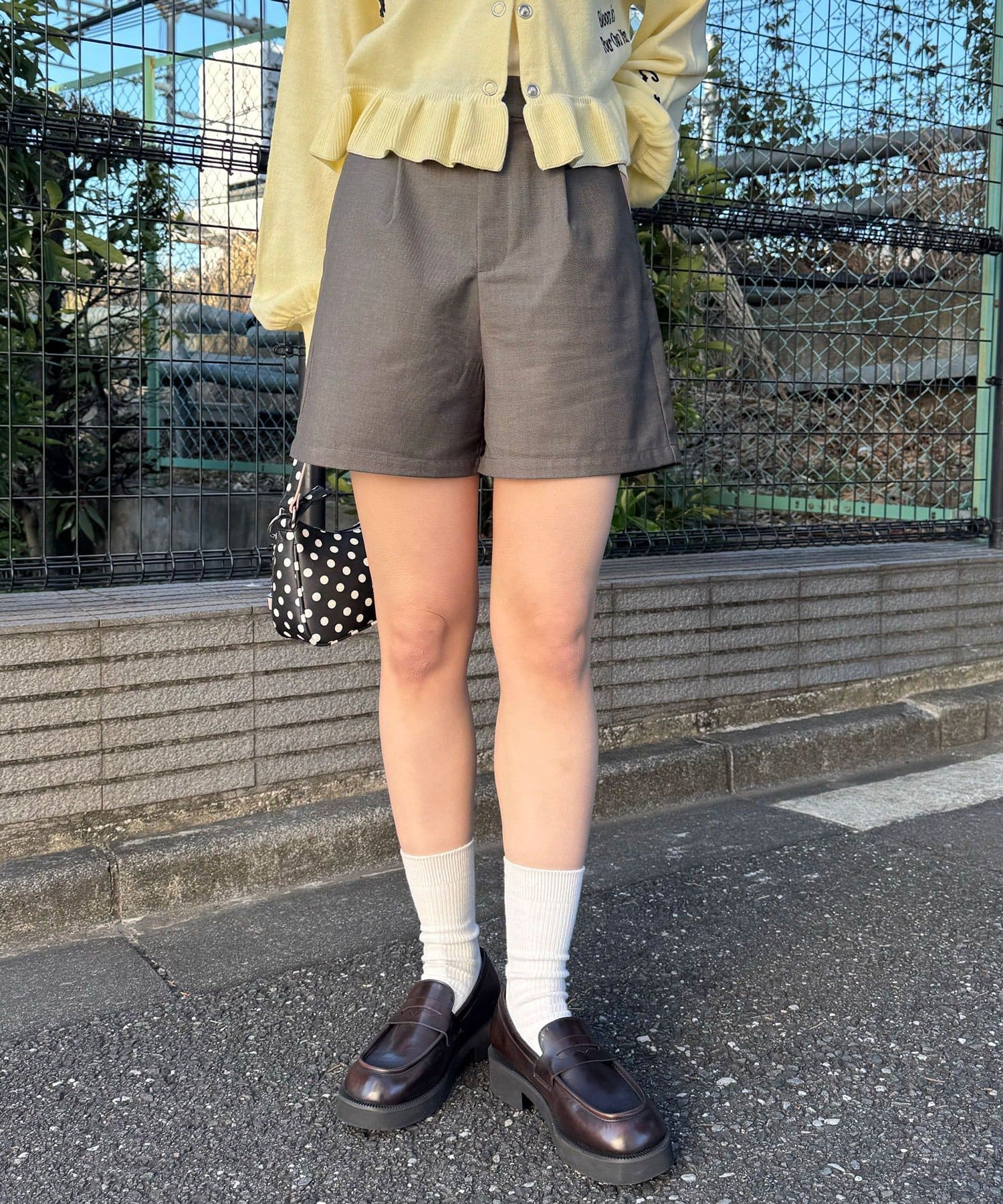 OUTLET(アウトレット) 【Ciaopanic】ハイウエスト美脚ショートパンツ／セットアップ