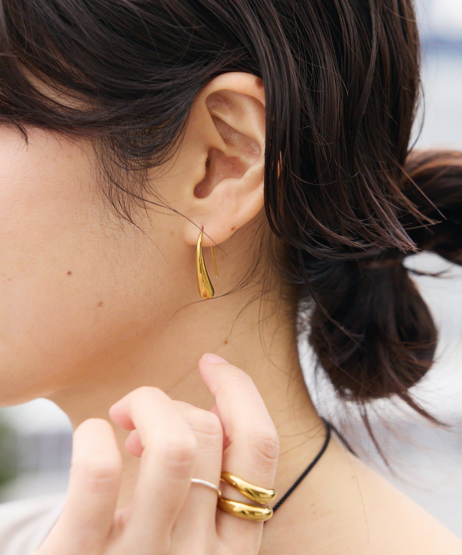 OUTLET(アウトレット) 【RIVE DROITE】ドロップピアス