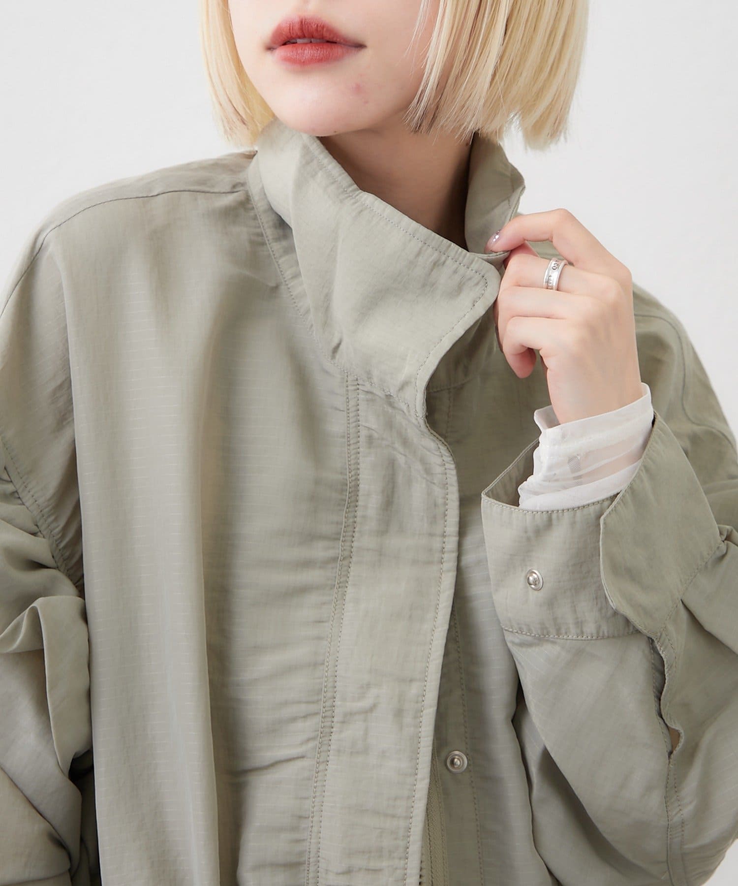 OUTLET(アウトレット) 【w closet】フリルモッズコート