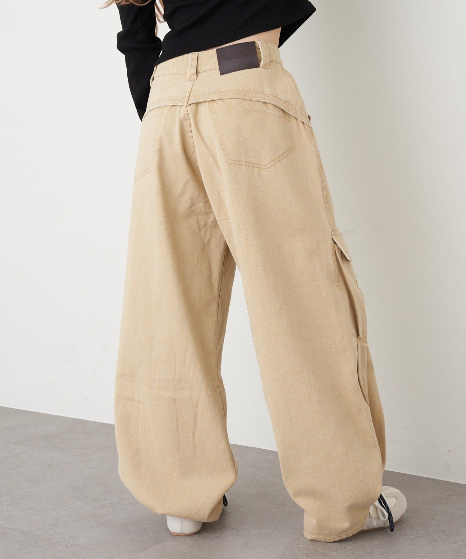 OUTLET(アウトレット) 【RAY CASSIN】デザインカーゴパンツ