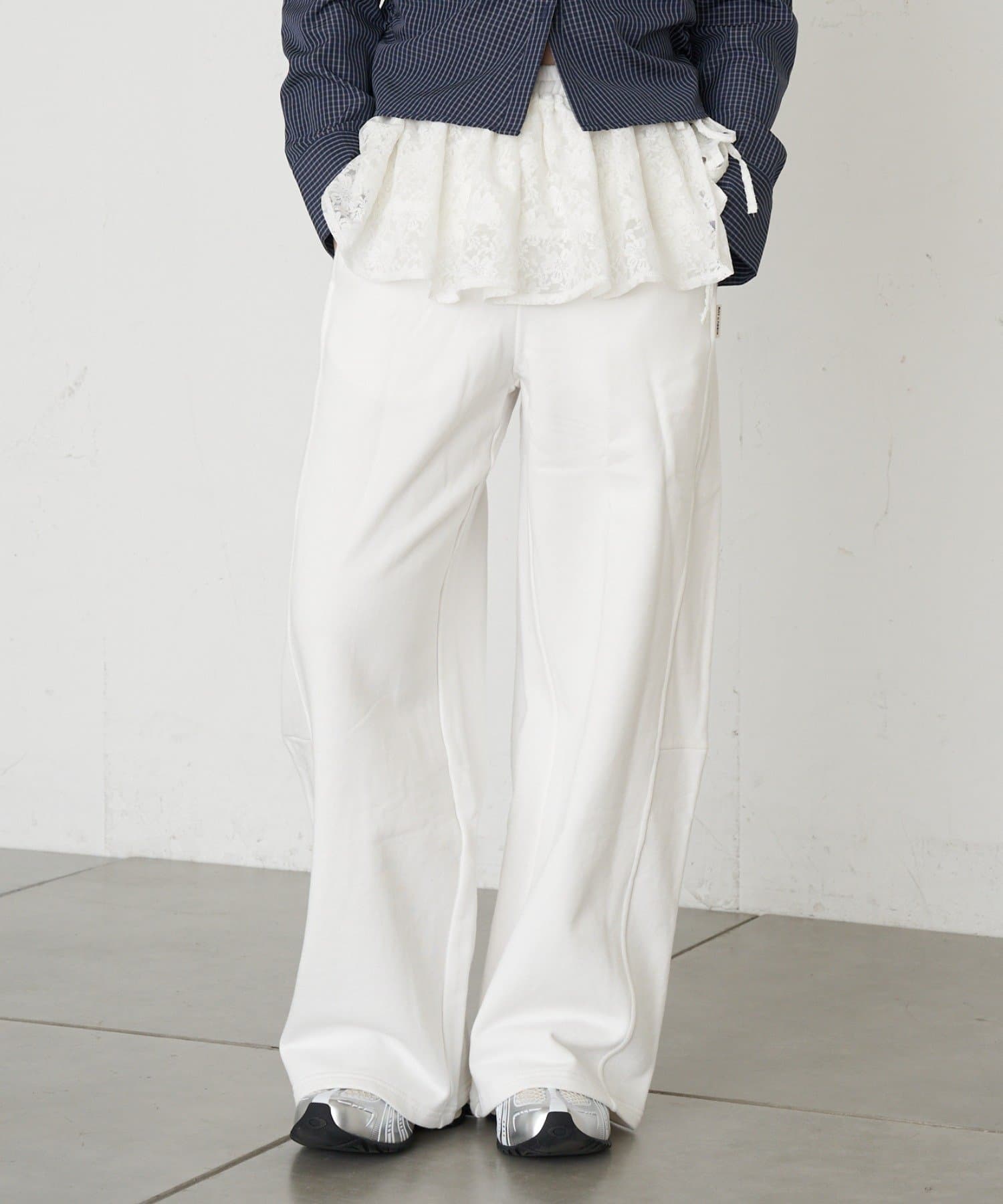 OUTLET(アウトレット) 【RAY CASSIN】マルチウェイフリルスウェットパンツ