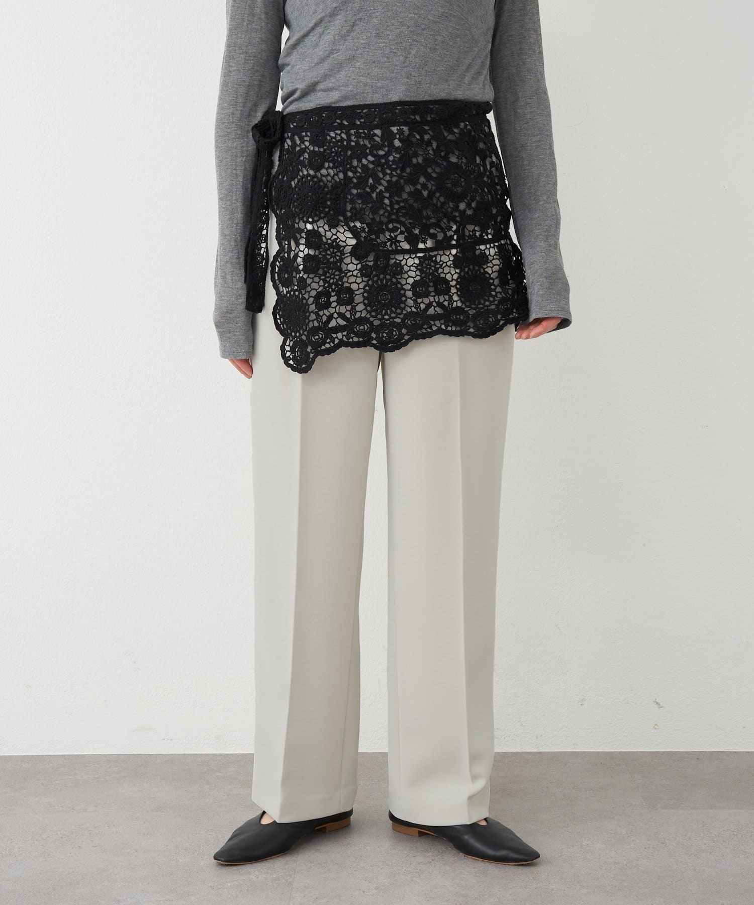 OUTLET(アウトレット) 【SHENERY】センタープレスパンツ