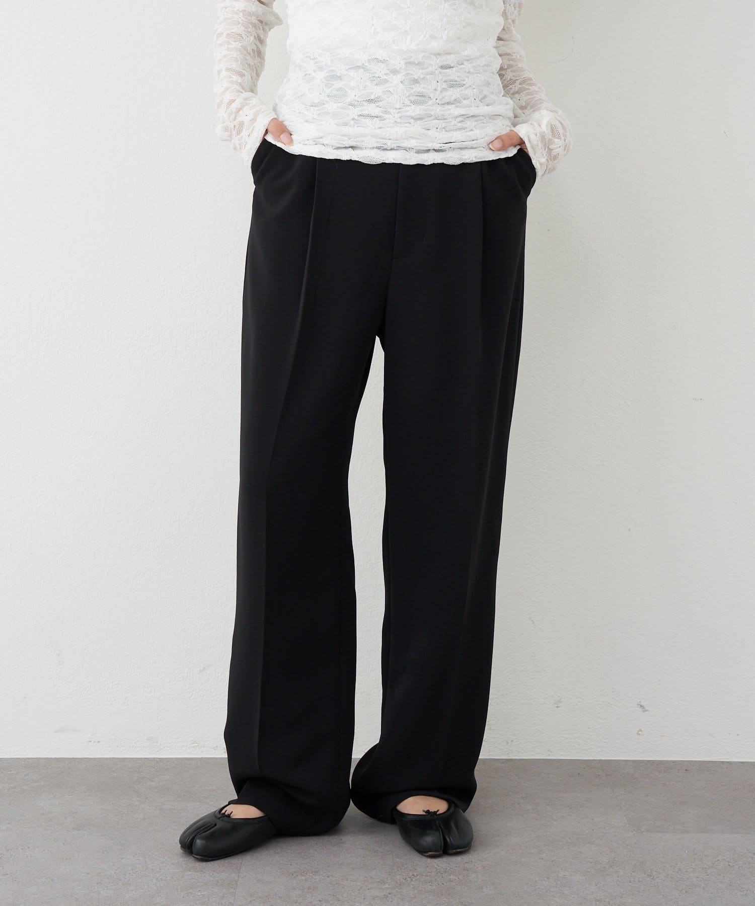 OUTLET(アウトレット) 【SHENERY】センタープレスパンツ