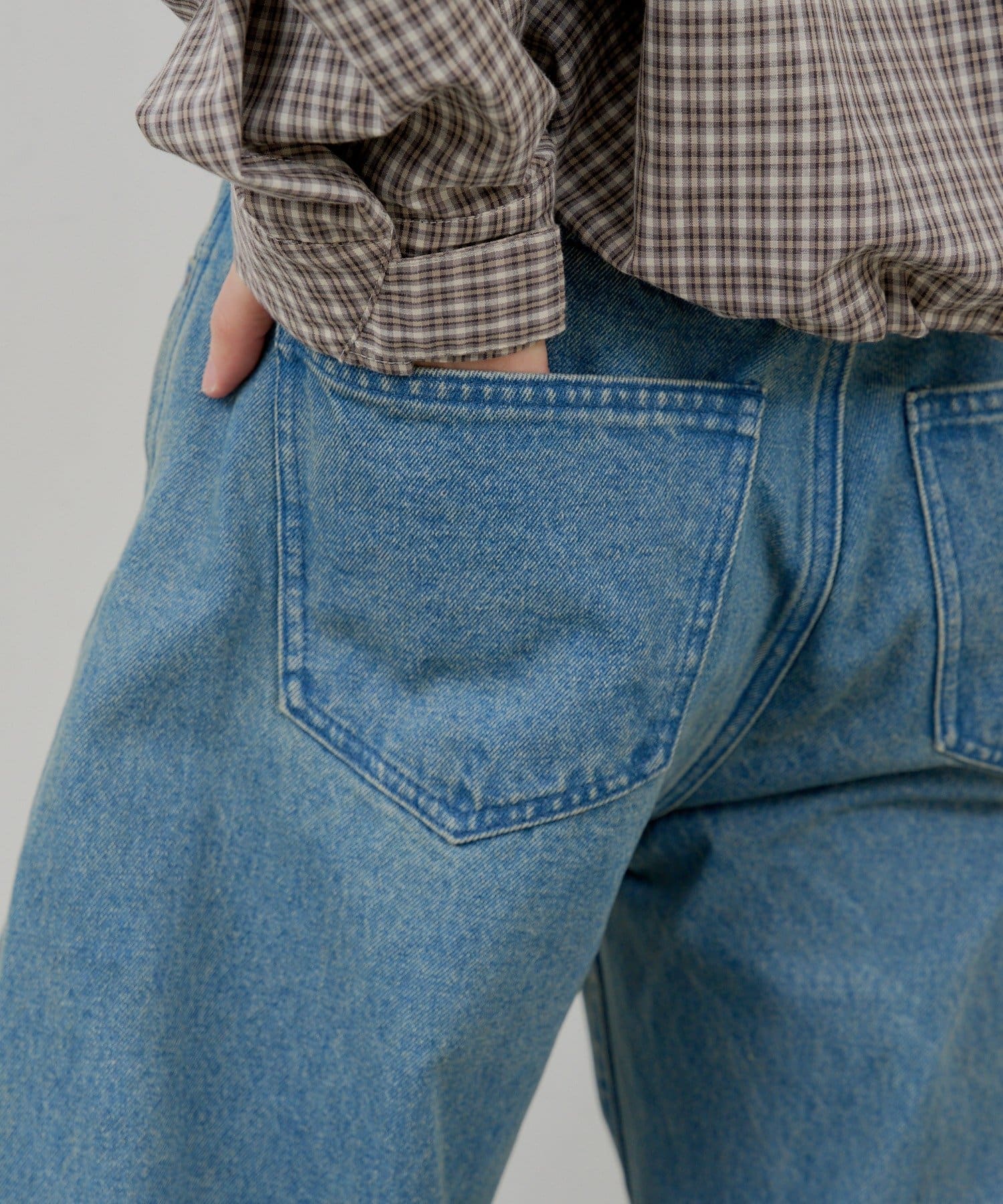 OUTLET(アウトレット) 【Kastane】【WHIMSIC】サイドタックデニムパンツ