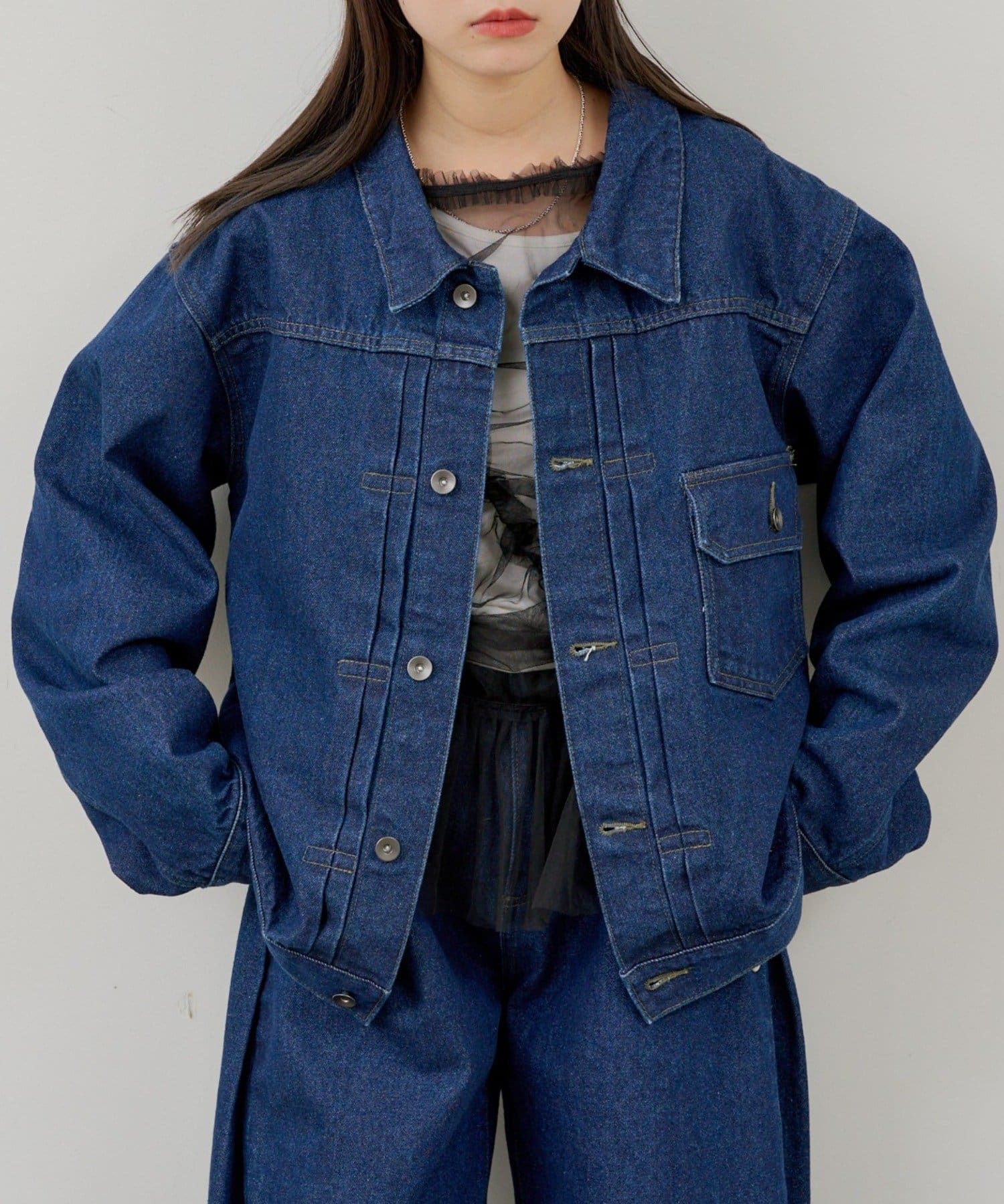 OUTLET(アウトレット) 【Kastane】【WHIMSIC】TYPE-1 デニムジャケット