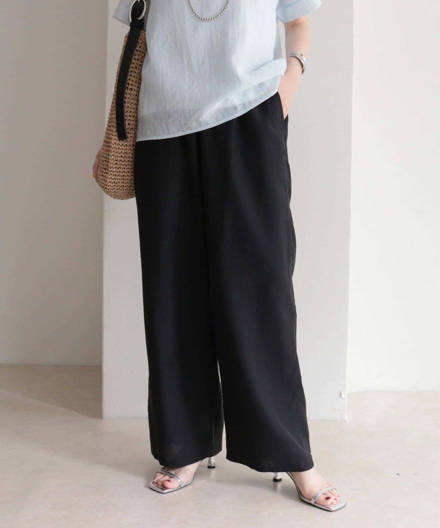 FREDY & GLOSTER(フレディ アンド グロスター) 【接触冷感】ドライタンブラーセミワイドイージーパンツ