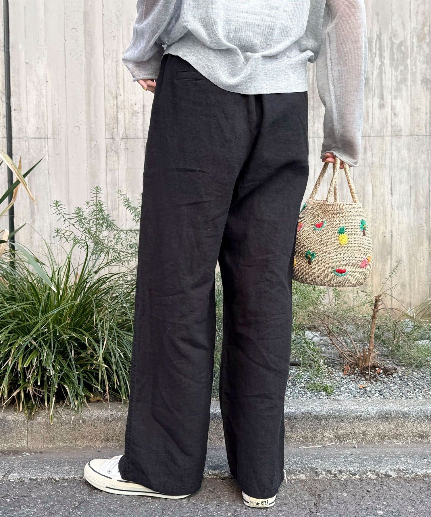 FREDY & GLOSTER(フレディ アンド グロスター) LINEN セミワイドリラクシーパンツ