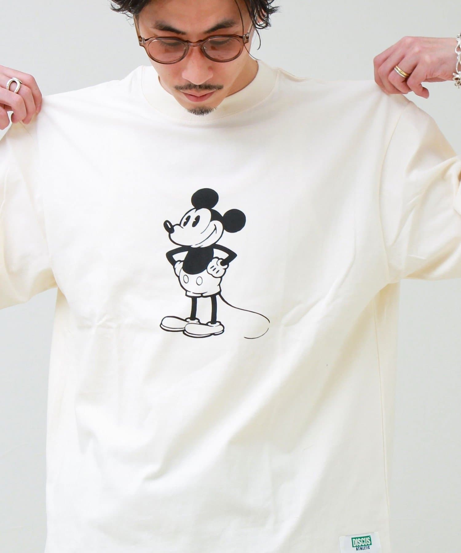 FREDY & GLOSTER(フレディ アンド グロスター) 【DISCUS】Disney ミッキープリントTシャツ