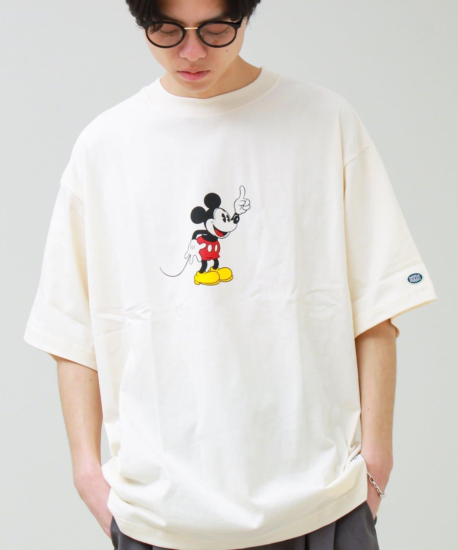 FREDY & GLOSTER(フレディ アンド グロスター) 【DISCUS】Disney ミッキープリントTシャツ