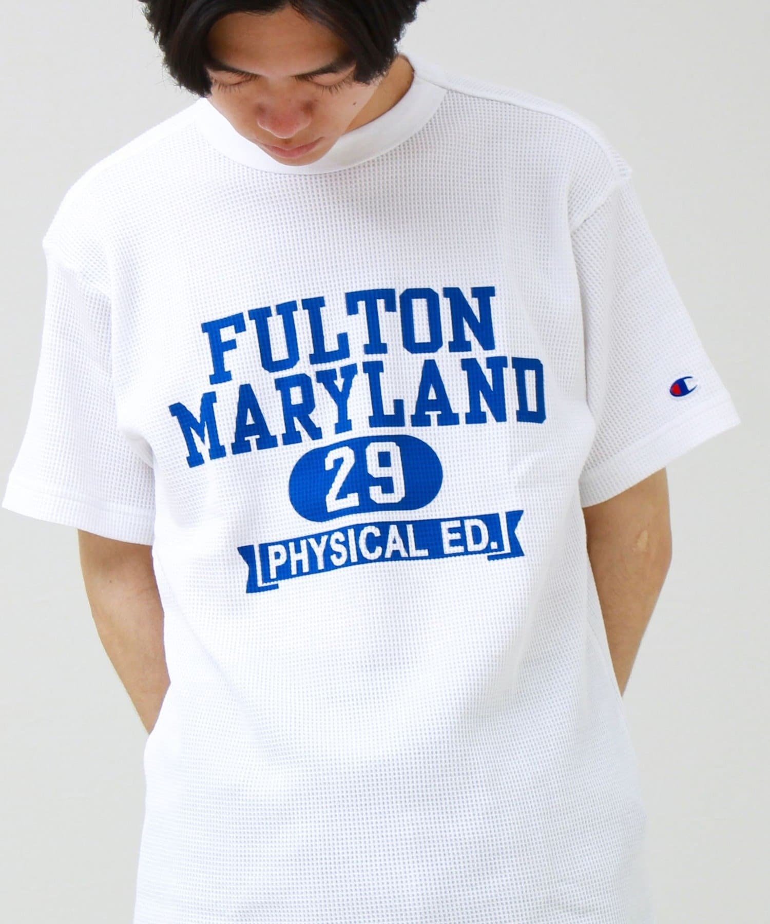 FREDY & GLOSTER(フレディ アンド グロスター) 【Champion/チャンピオン】WAFFLE PRINT S/S