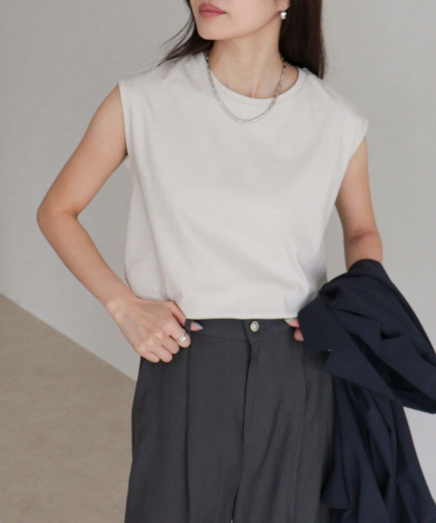 FREDY & GLOSTER(フレディ アンド グロスター) シルケットスムースフレンチTシャツ