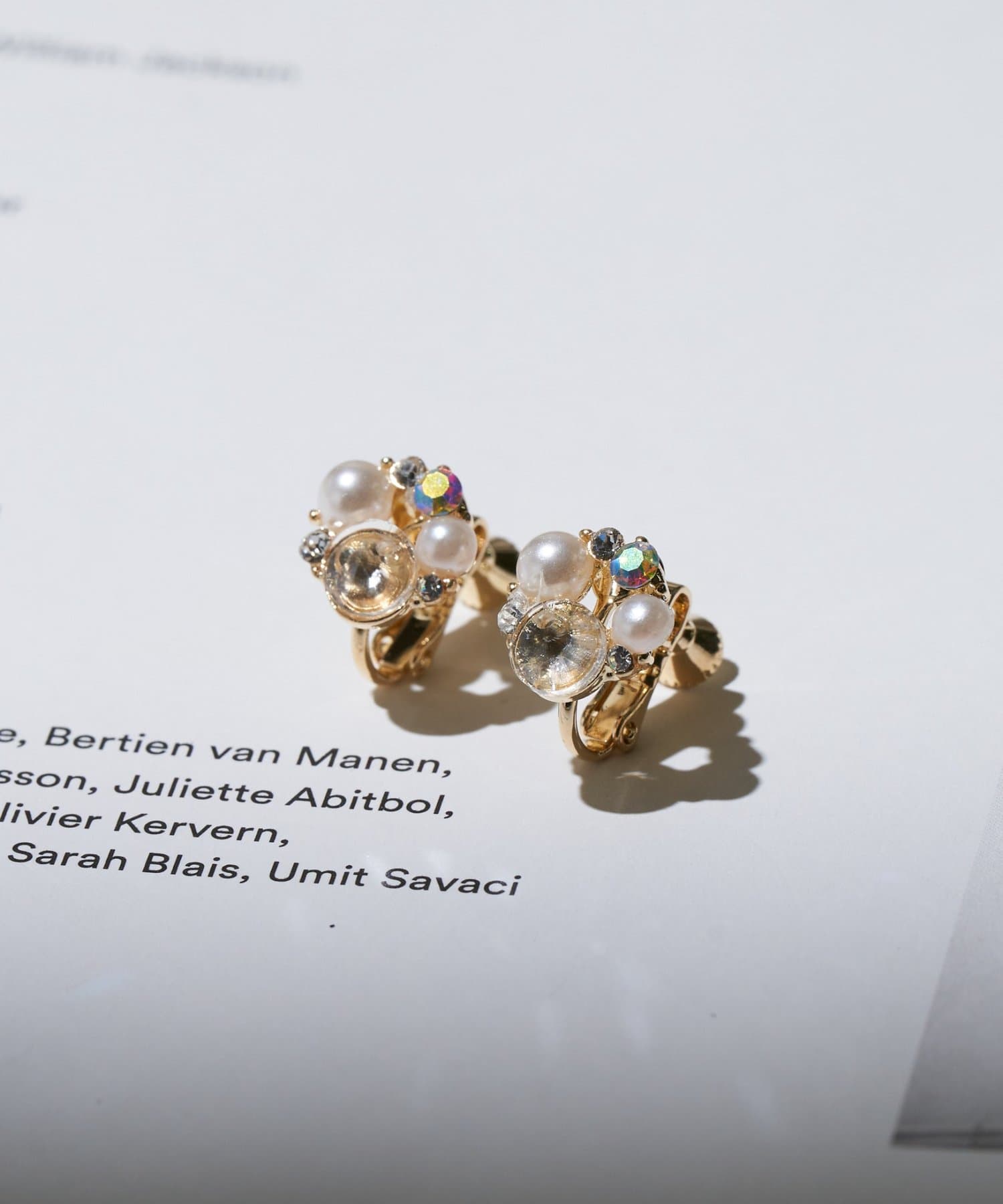 Lattice(ラティス) ビジューイヤリング