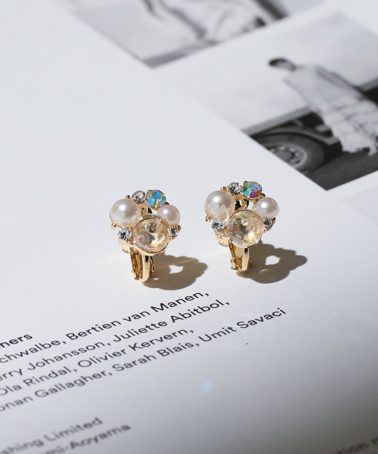 Lattice(ラティス) ビジューイヤリング