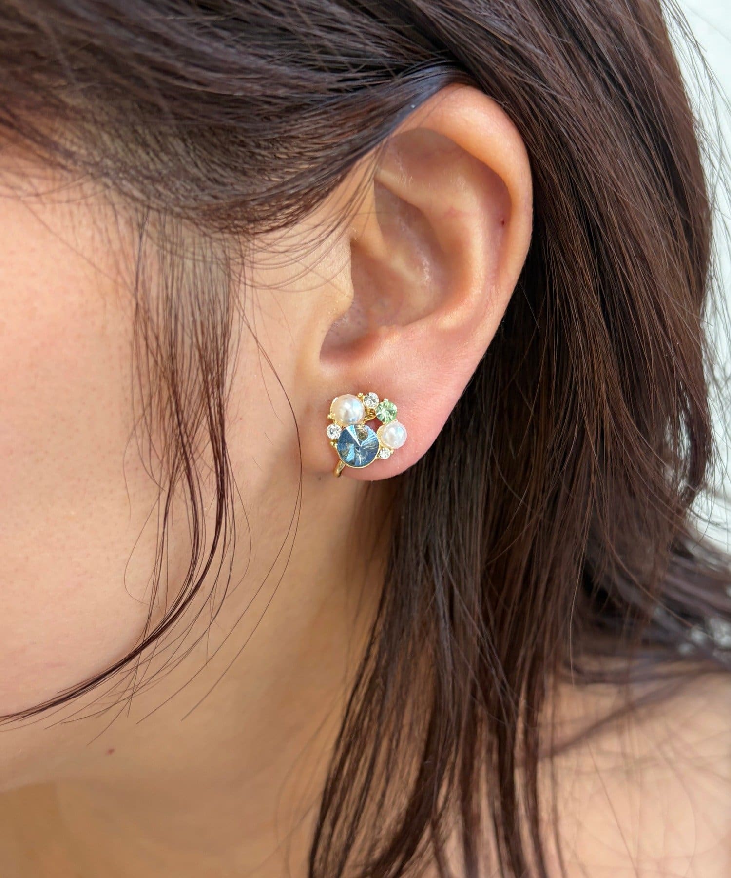 Lattice(ラティス) ビジューイヤリング