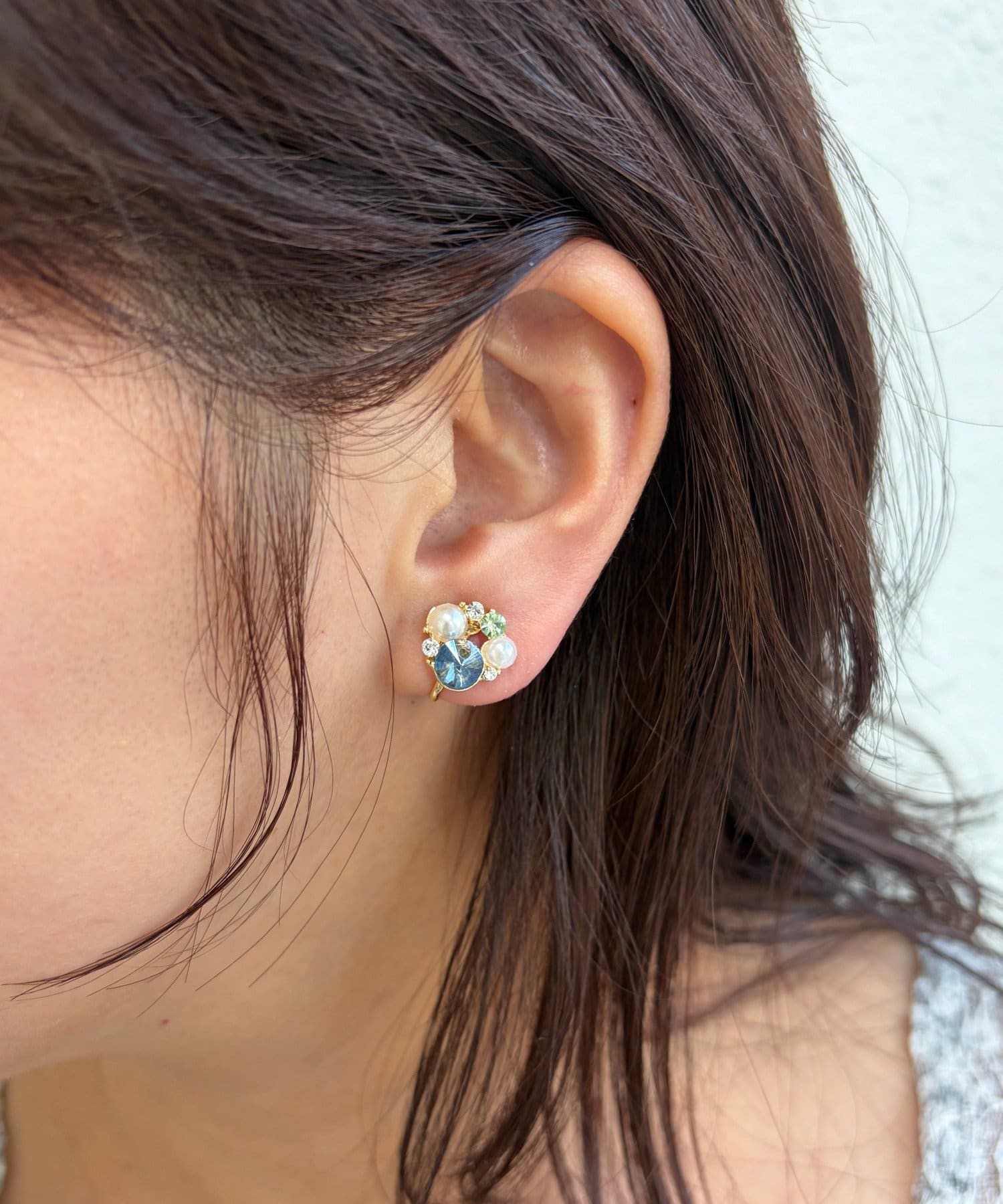 Lattice(ラティス) ビジューイヤリング