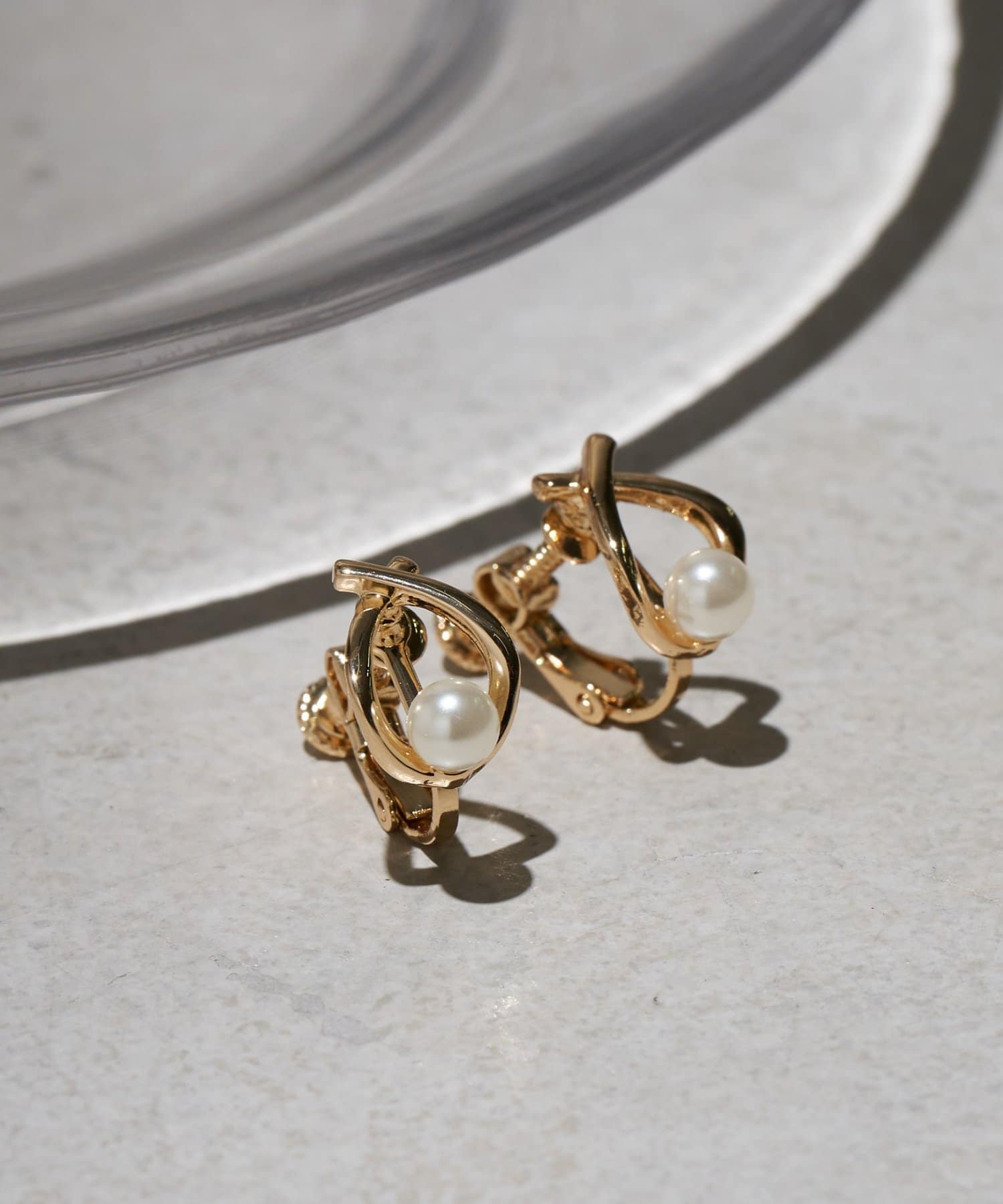 Lattice(ラティス) パールイヤリング