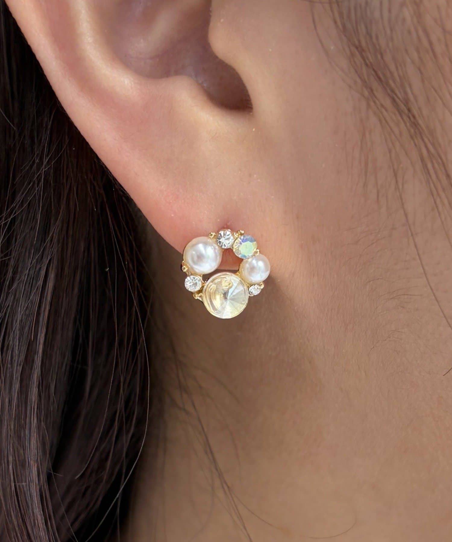 Lattice(ラティス) ビジューピアス