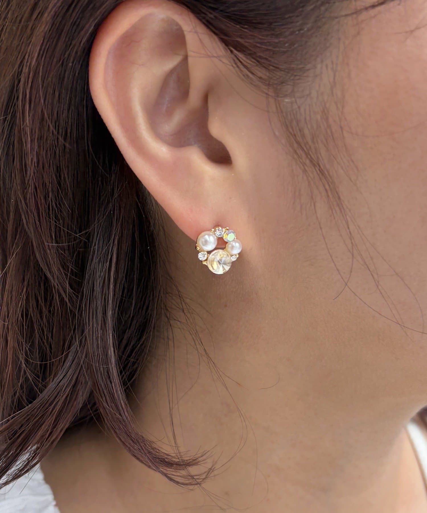 Lattice(ラティス) ビジューピアス