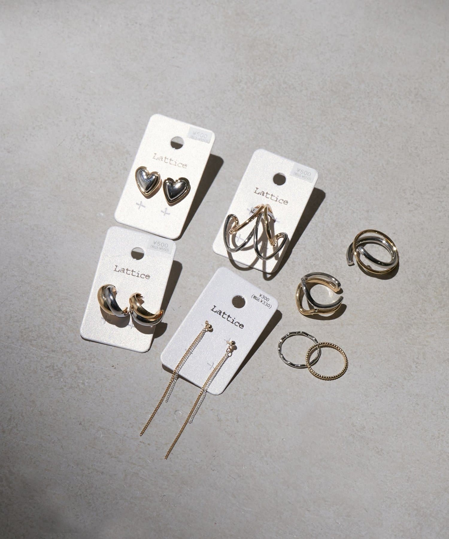 Lattice(ラティス) ミックスカラーピアス