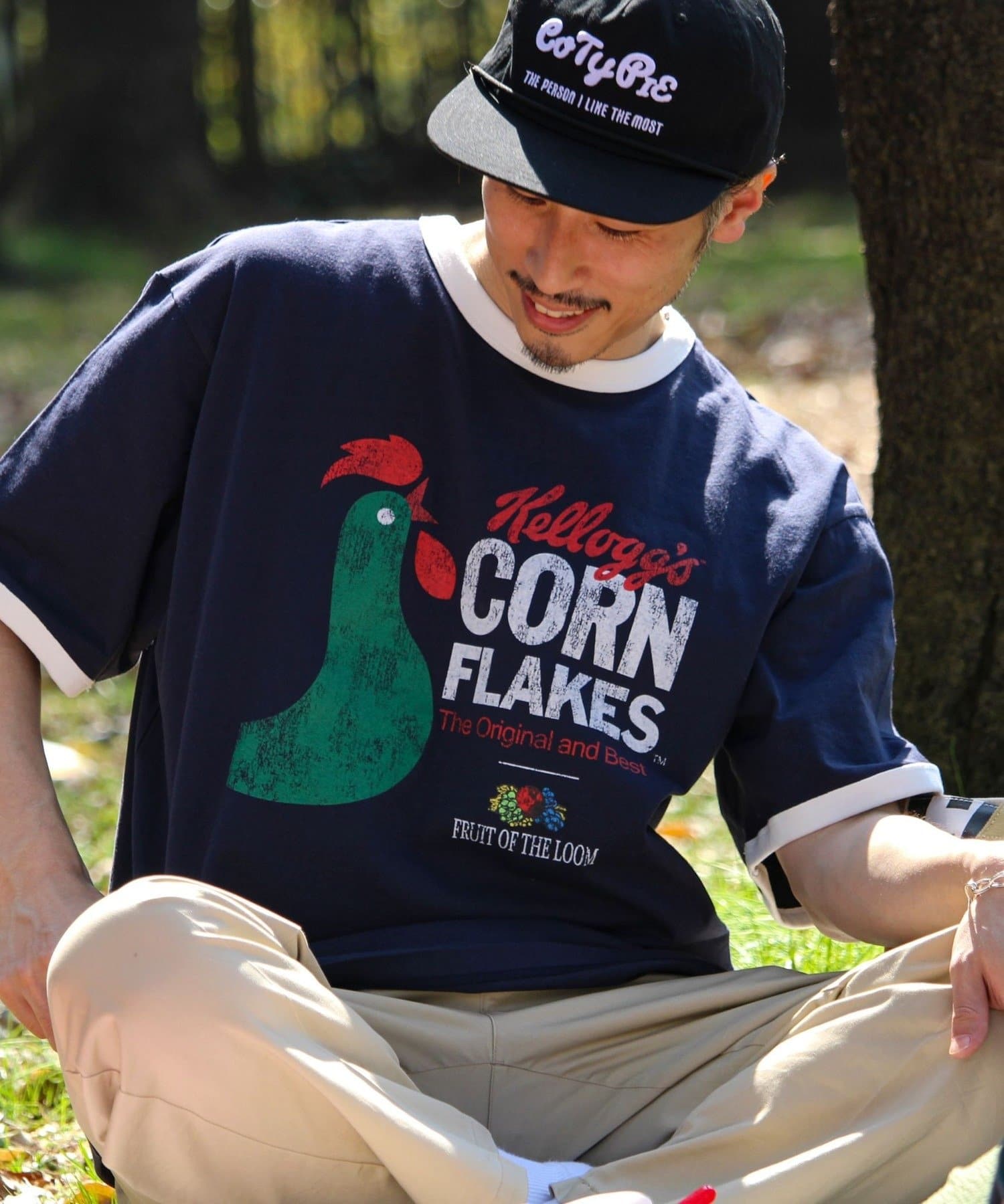 FREDY & GLOSTER(フレディ アンド グロスター) 【FTL × KELLOGGS】RINGER T-SHIRT