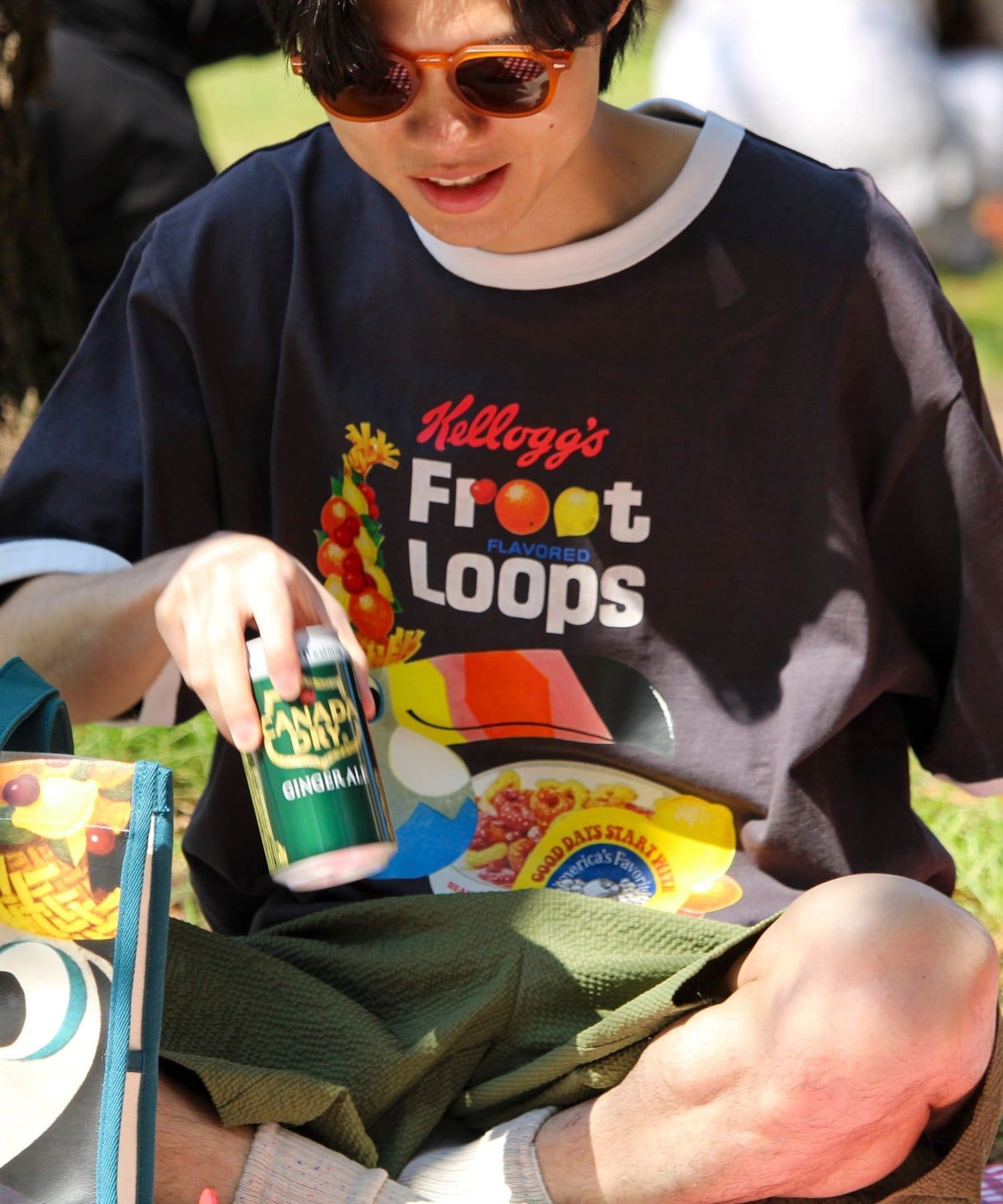 FREDY & GLOSTER(フレディ アンド グロスター) 【FTL × KELLOGGS】RINGER T-SHIRT