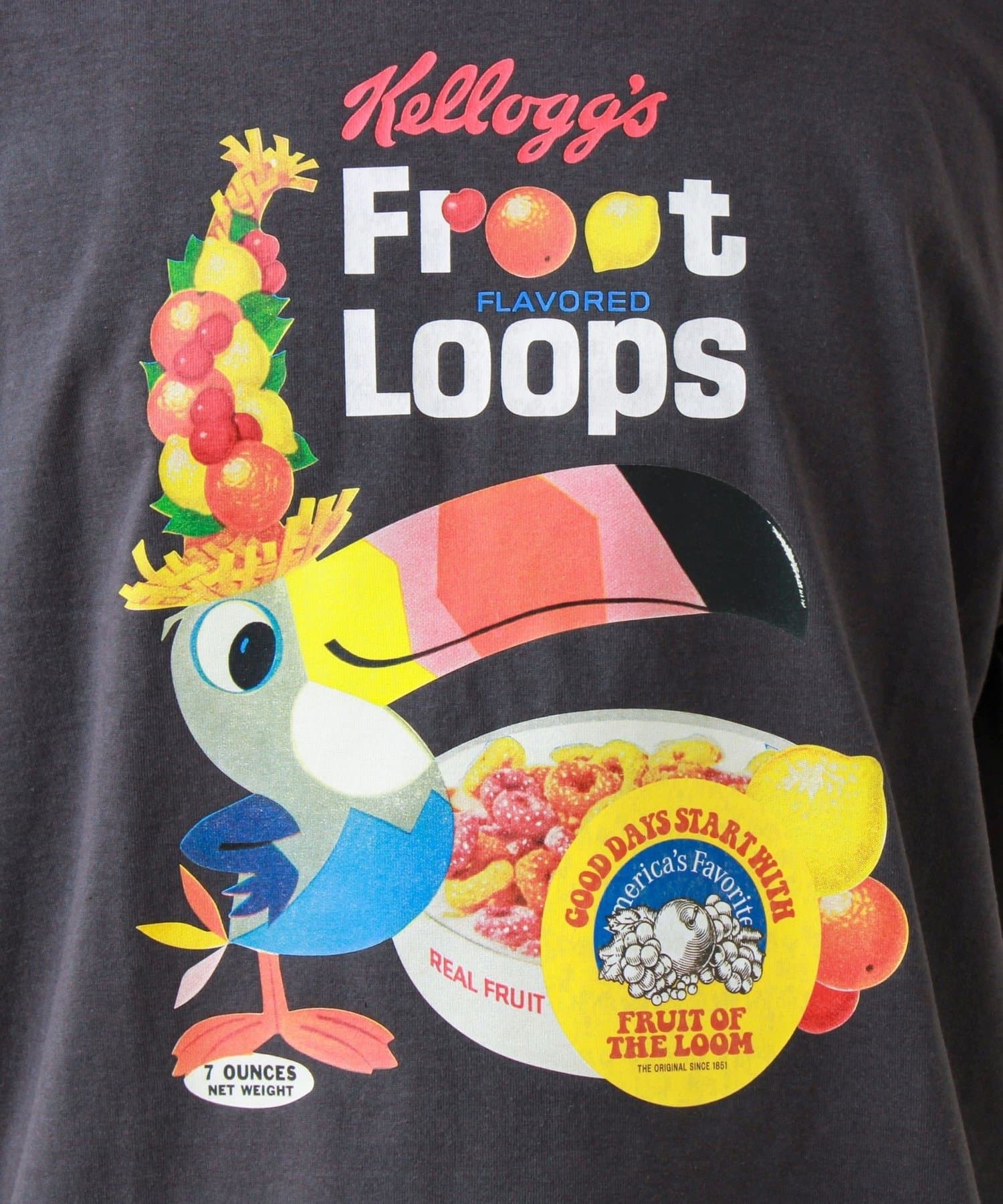 FREDY & GLOSTER(フレディ アンド グロスター) 【FTL × KELLOGGS】RINGER T-SHIRT