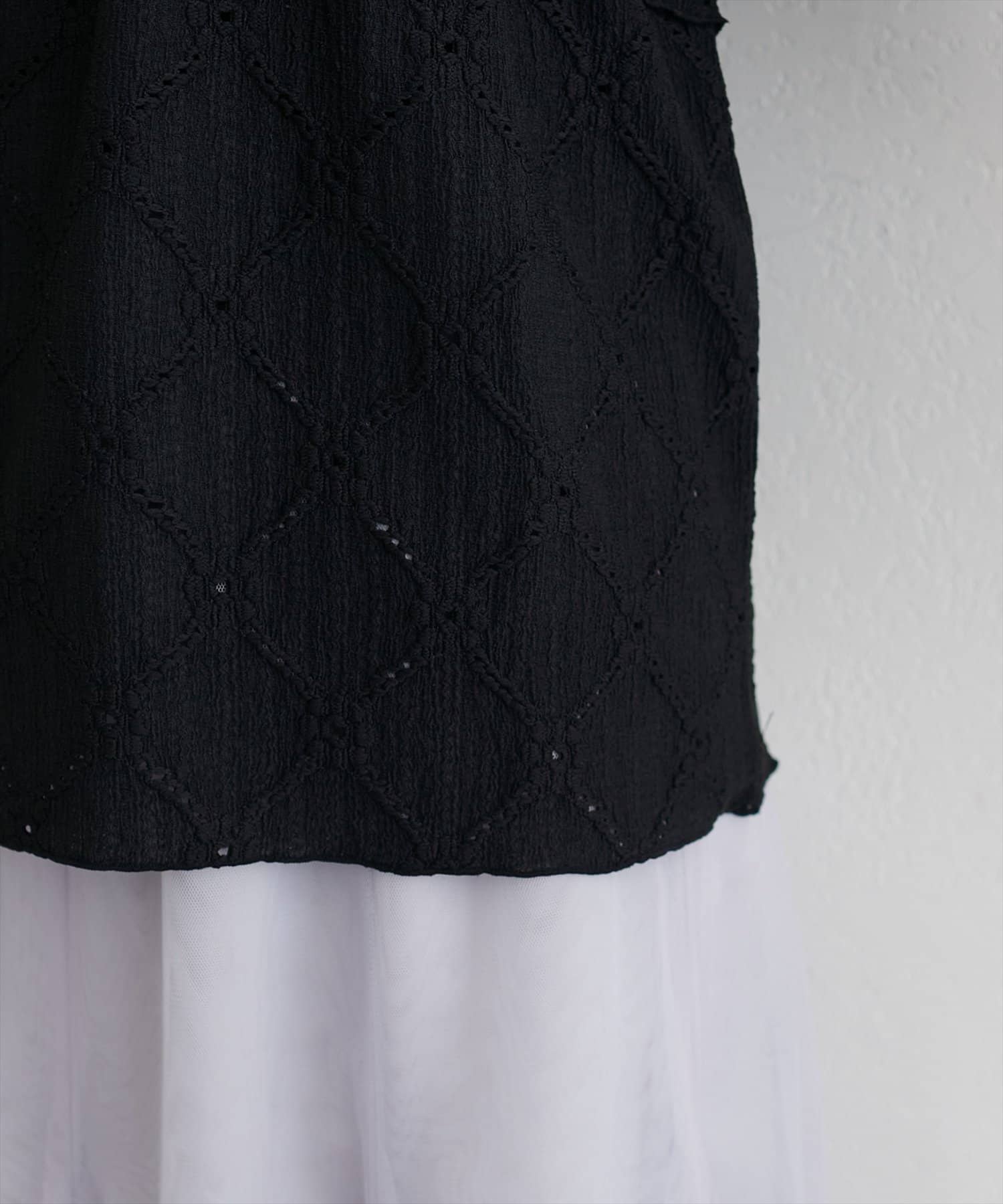 natural couture(ナチュラルクチュール) ポコポコカットクロスプルオーバー