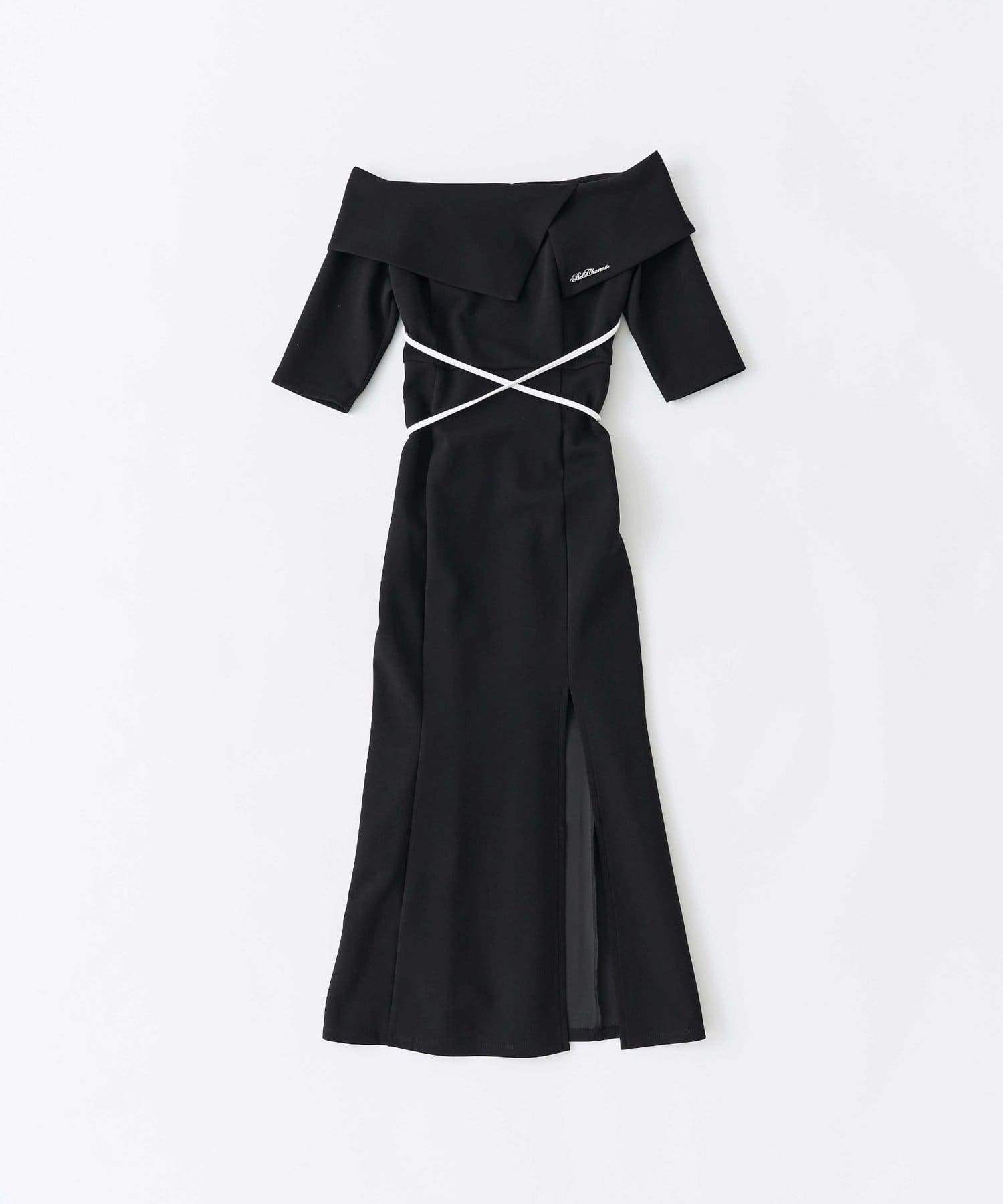 Belle Charme(ベルシャルム) Offshoulder Collar Mermaid Onepiece