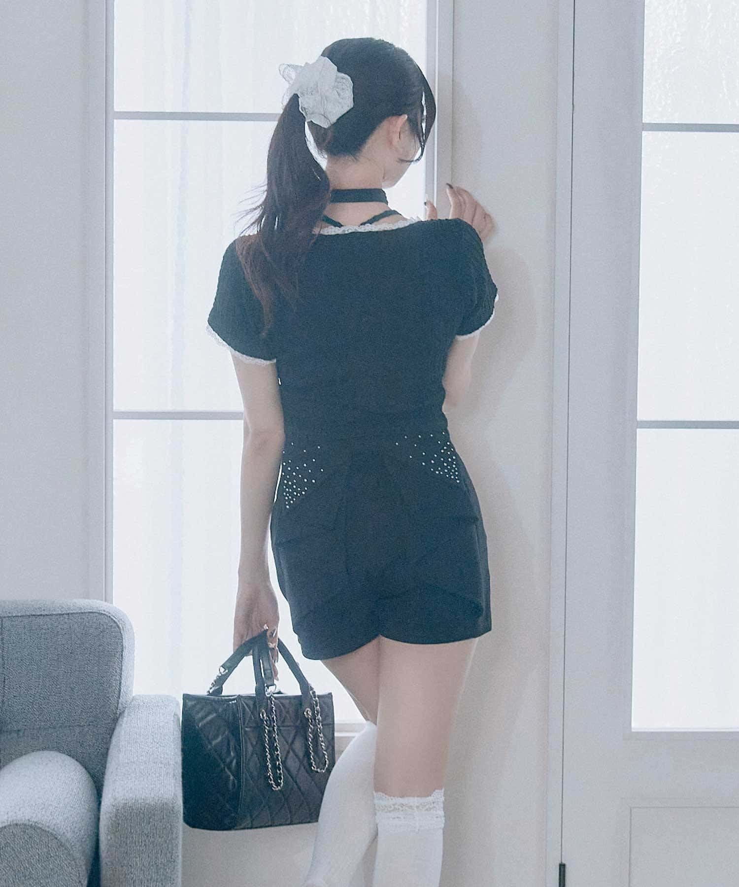 Belle Charme(ベルシャルム) Ribbon Lace Tops