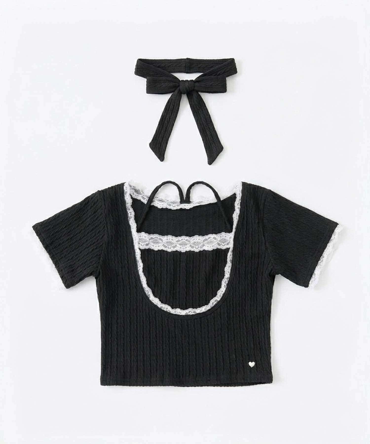 Belle Charme(ベルシャルム) Ribbon Lace Tops