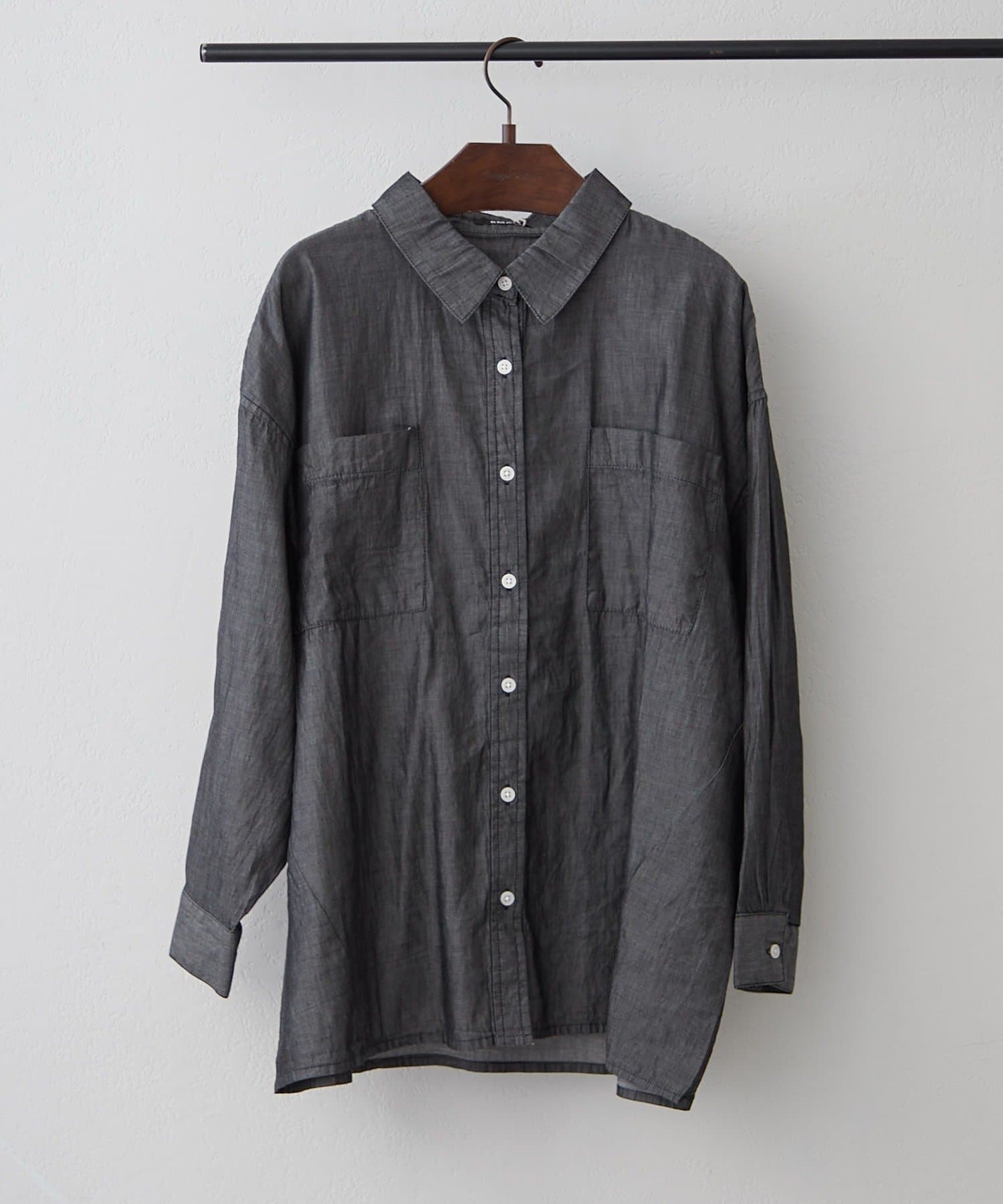 Remind me and forever(リマインドミーアンドフォーエバー) 【WEB限定】シアーデニムシャツ