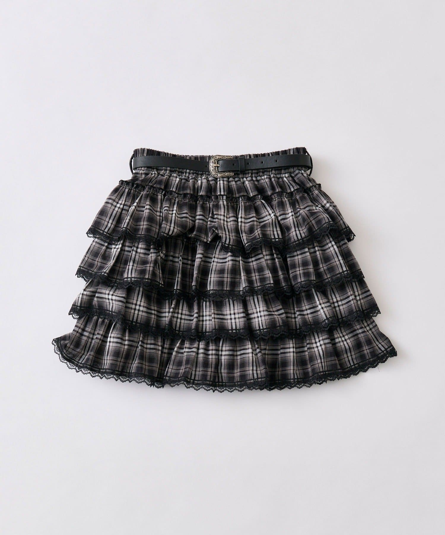 OLIVE des OLIVE(オリーブ デ オリーブ) フリフリティアードスカート