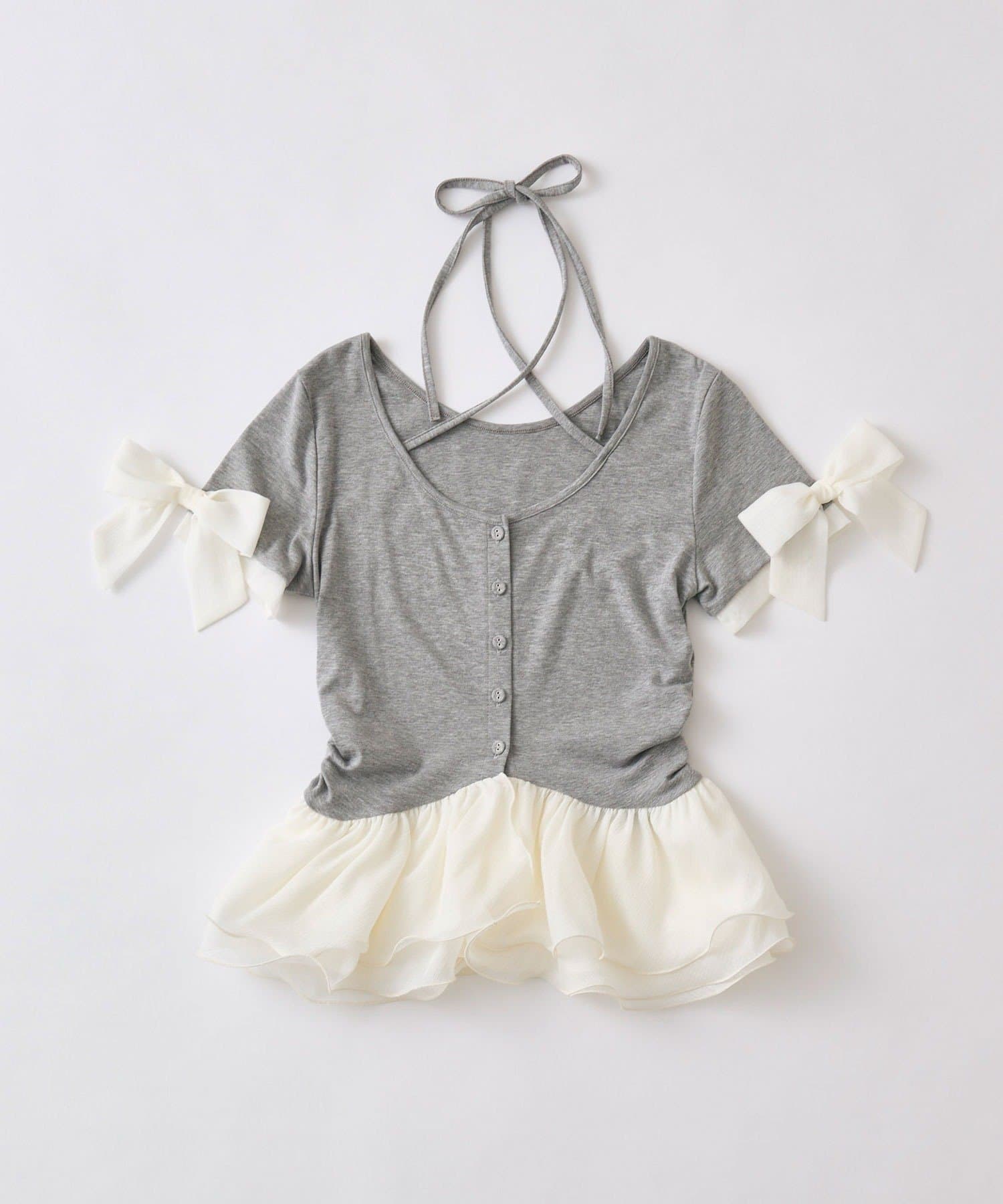 OLIVE des OLIVE(オリーブ デ オリーブ) ペプラムトップス