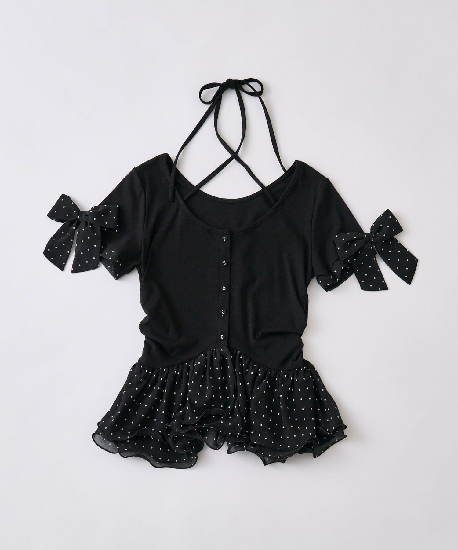 OLIVE des OLIVE(オリーブ デ オリーブ) ペプラムトップス