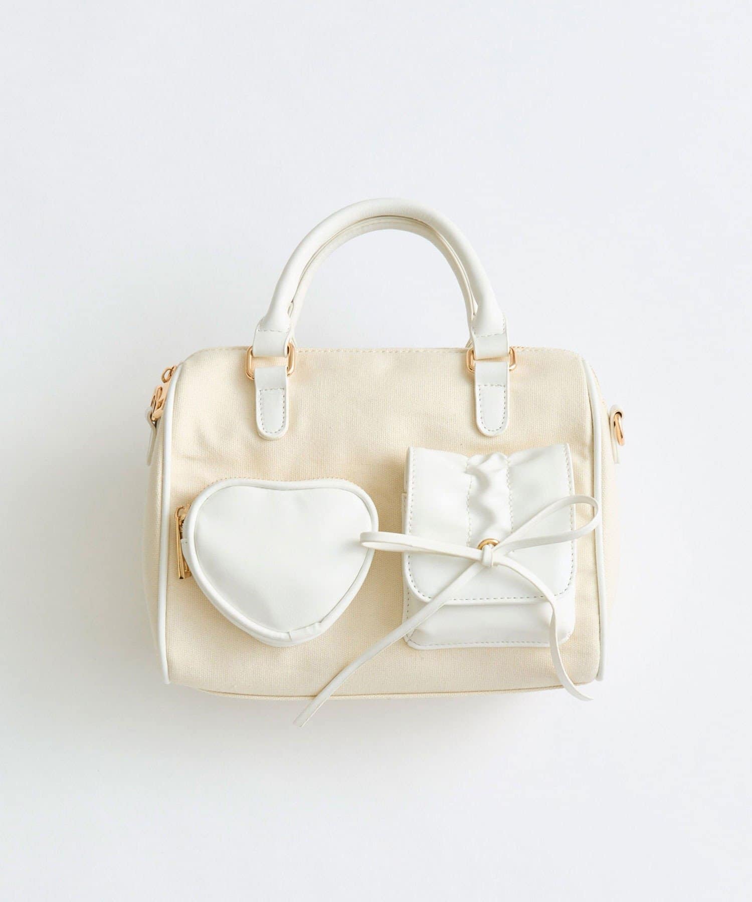 OLIVE des OLIVE(オリーブ デ オリーブ) 配色ミニボストンバッグ