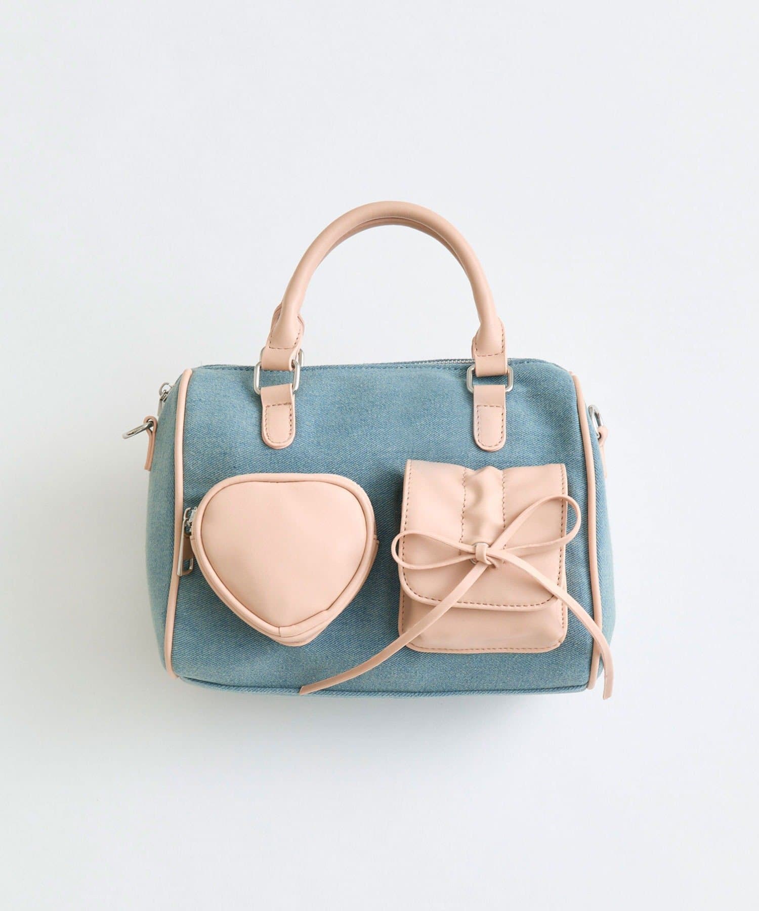 OLIVE des OLIVE(オリーブ デ オリーブ) 配色ミニボストンバッグ