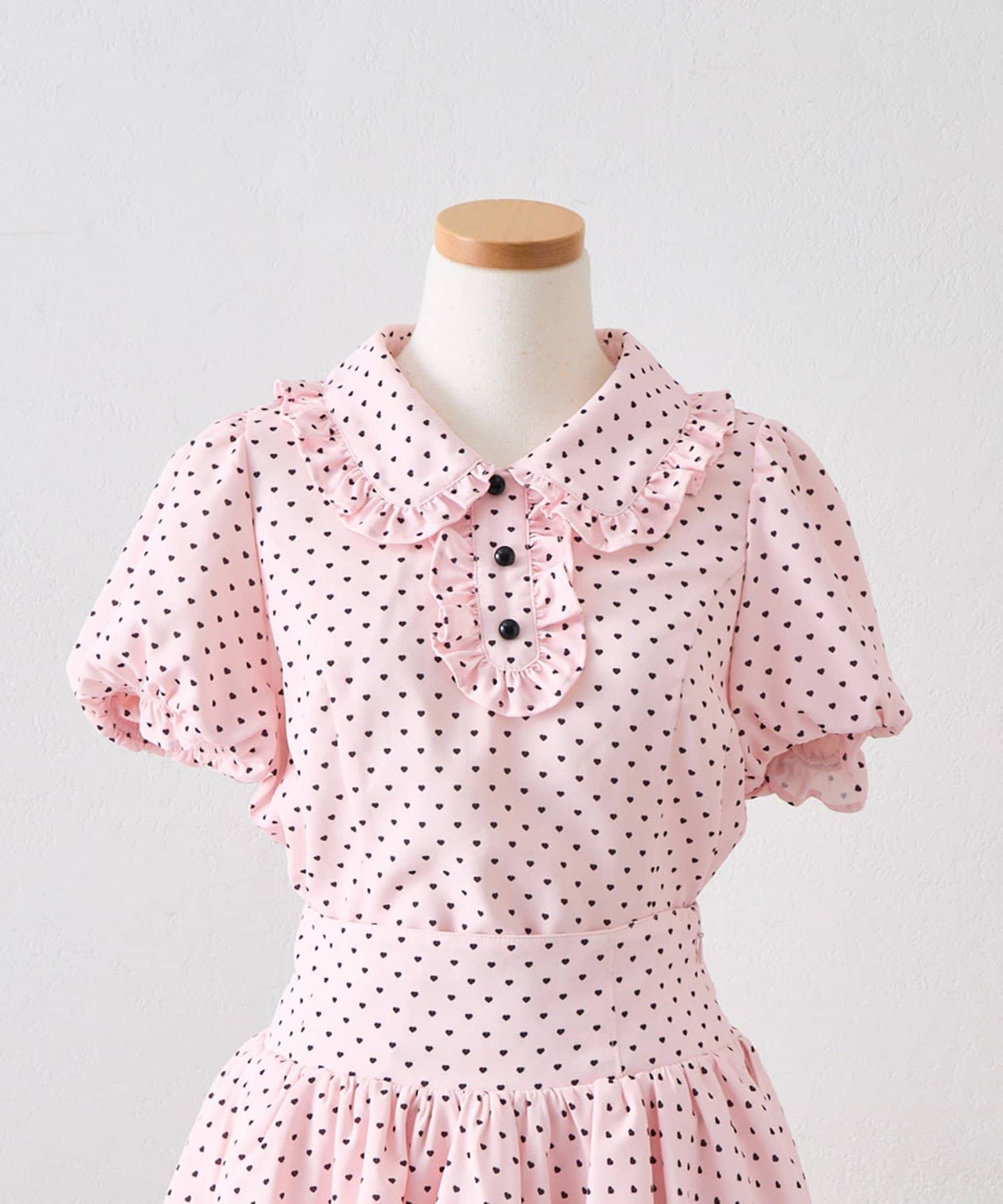 OLIVE des OLIVE(オリーブ デ オリーブ) 【インフルエンサー企画】miko heart fluffy blouse