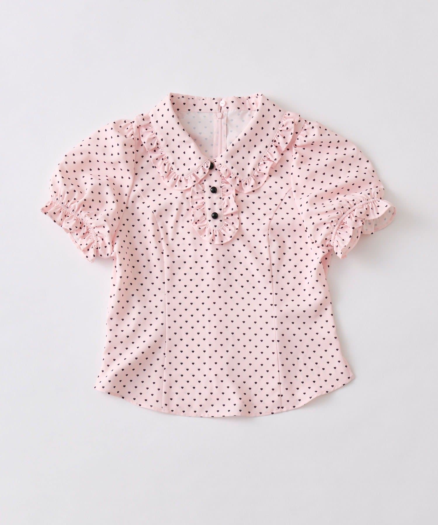 OLIVE des OLIVE(オリーブ デ オリーブ) 【インフルエンサー企画】miko heart fluffy blouse