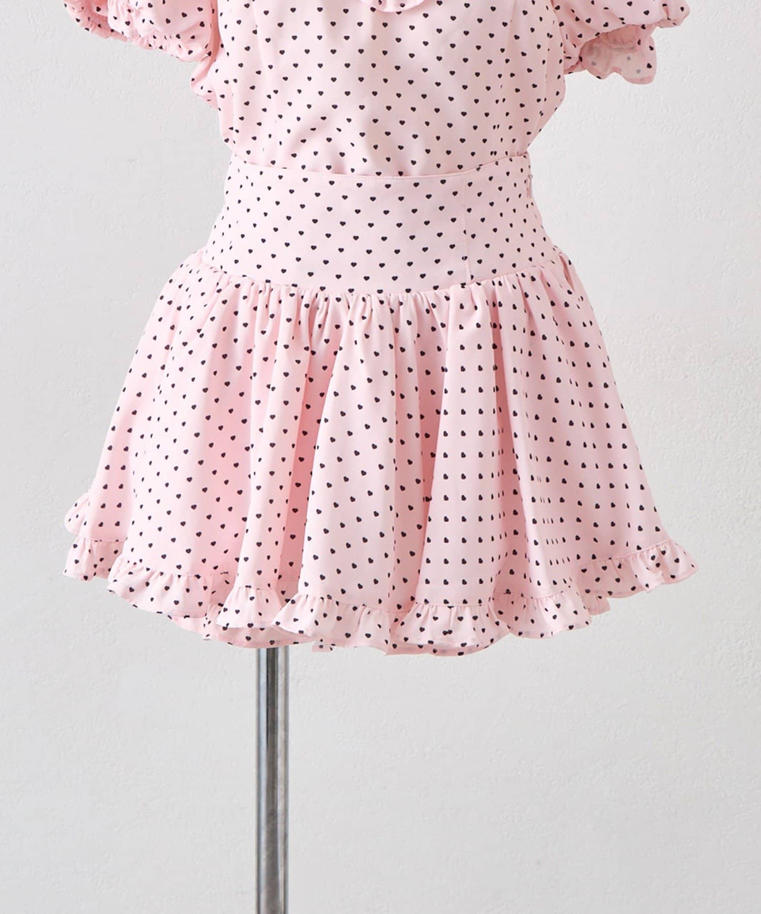 OLIVE des OLIVE(オリーブ デ オリーブ) 【インフルエンサー企】miko heart fluffy skirt pants